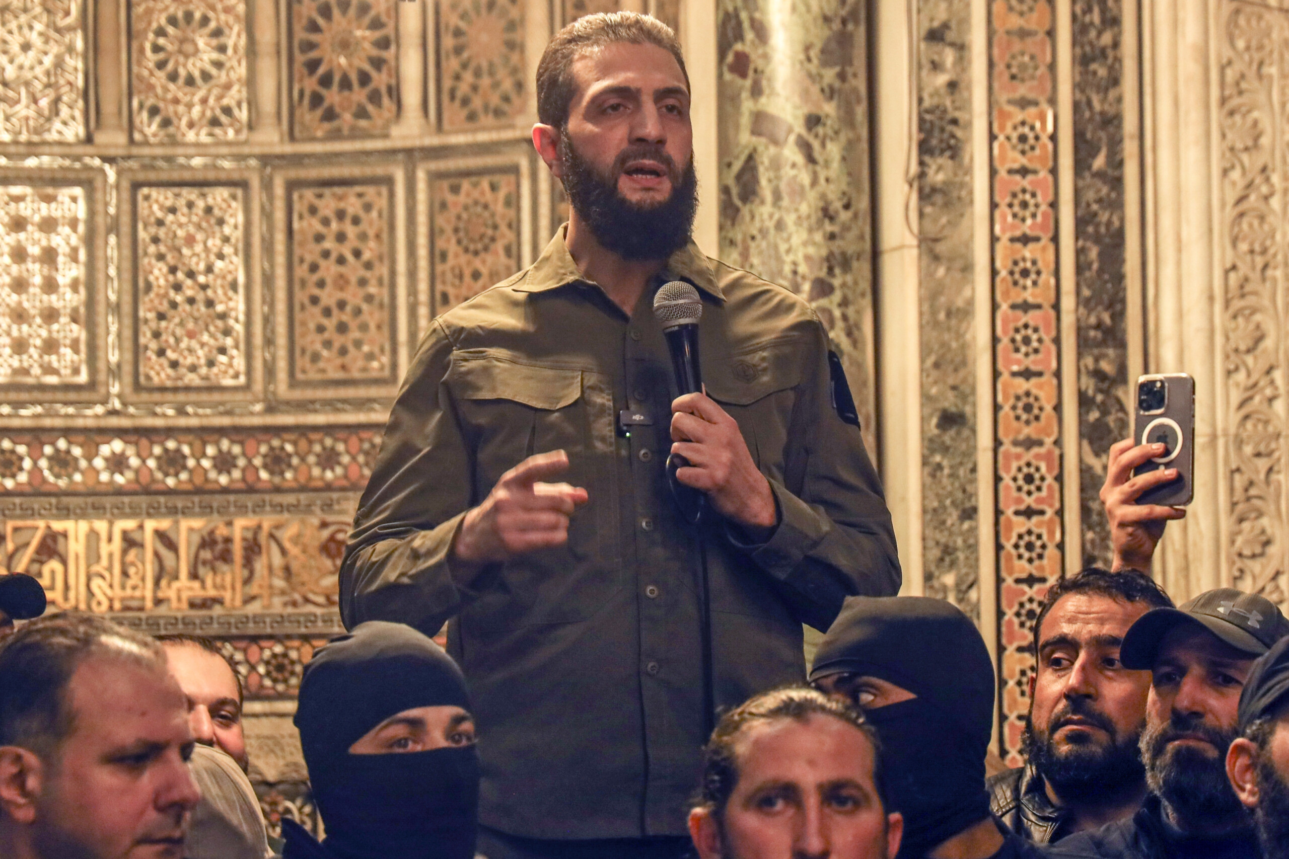 syria al jolani christians an integral part of the country respect for the pope scaled