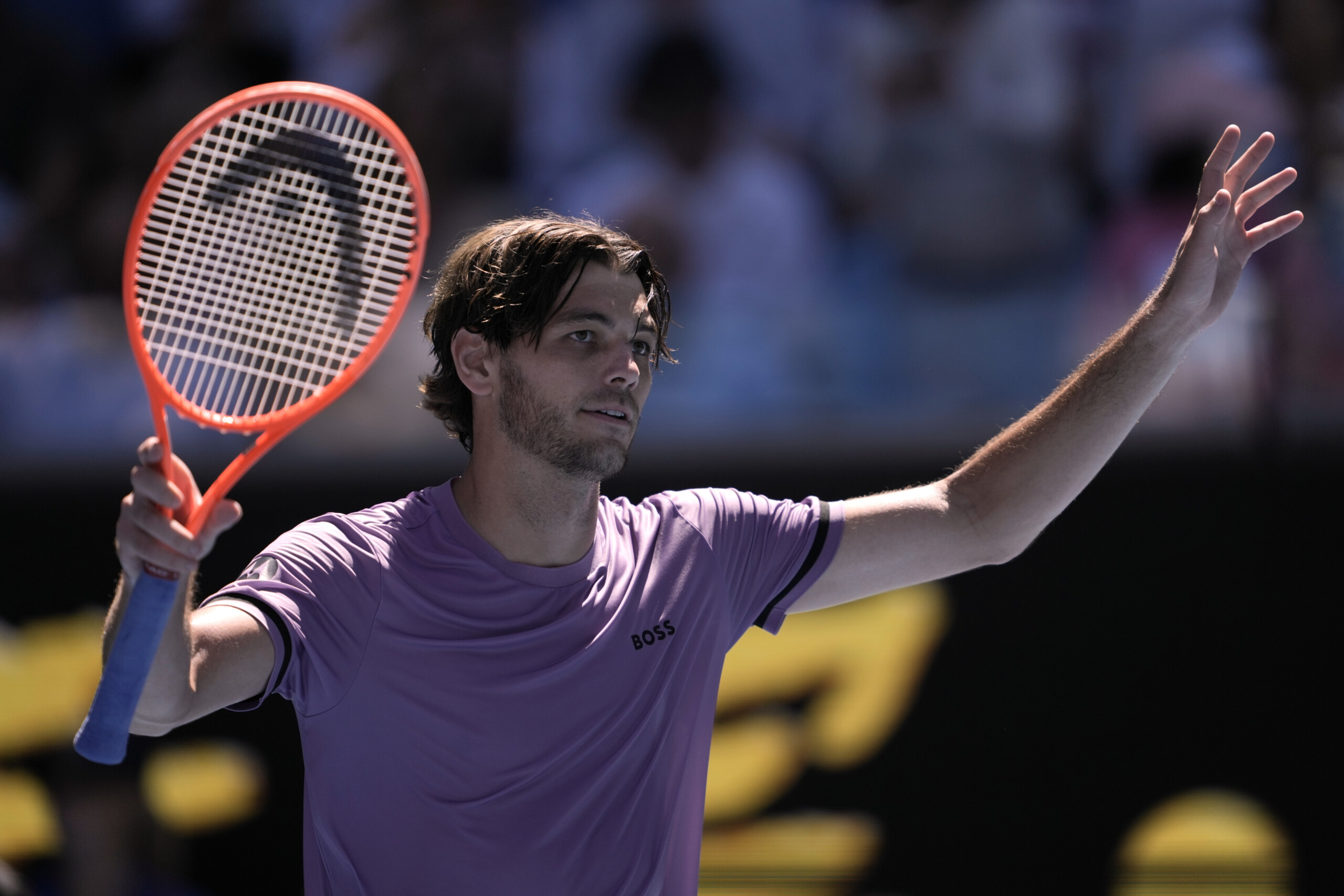 australian open fritz donates 1st round victory prize to los angeles relief efforts scaled