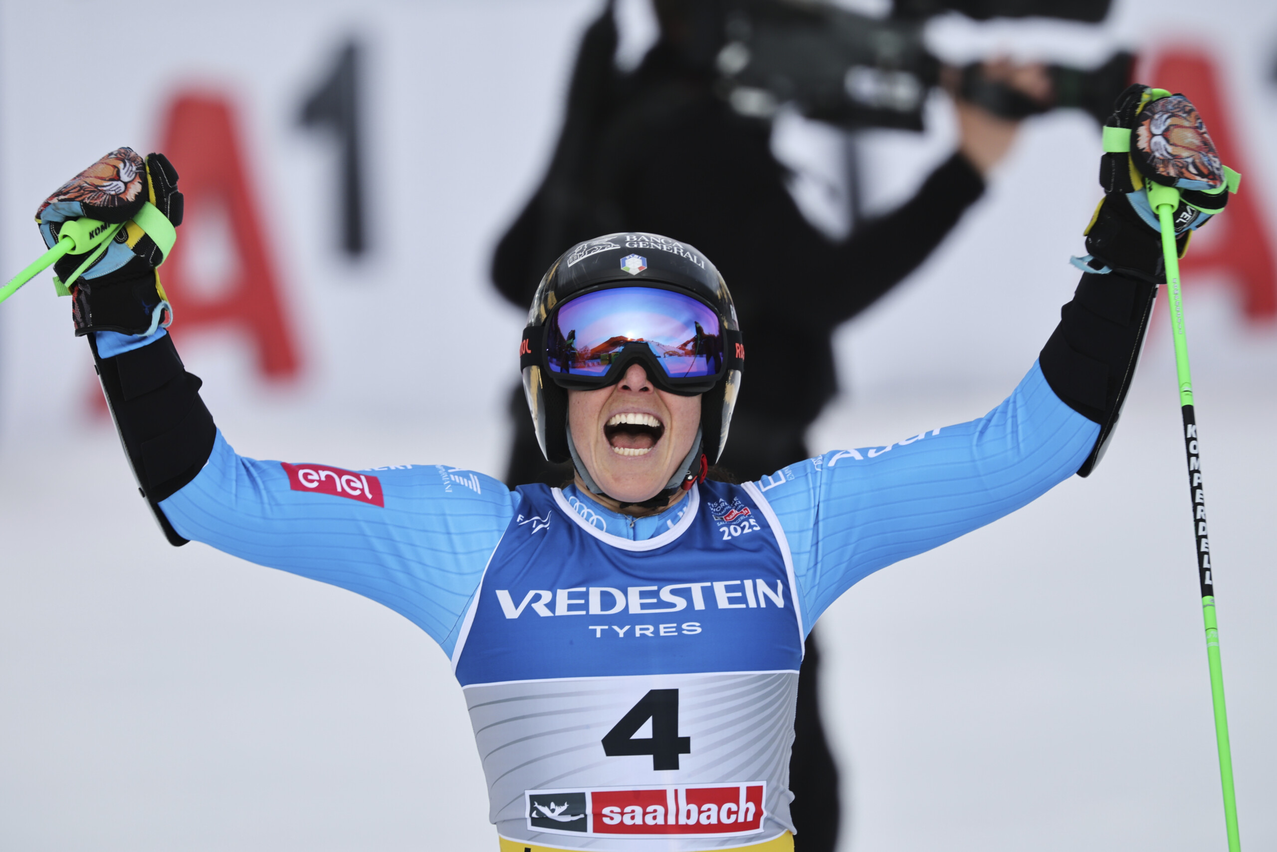 skiing world championships federica brignone wins gold medal in giant slalom scaled