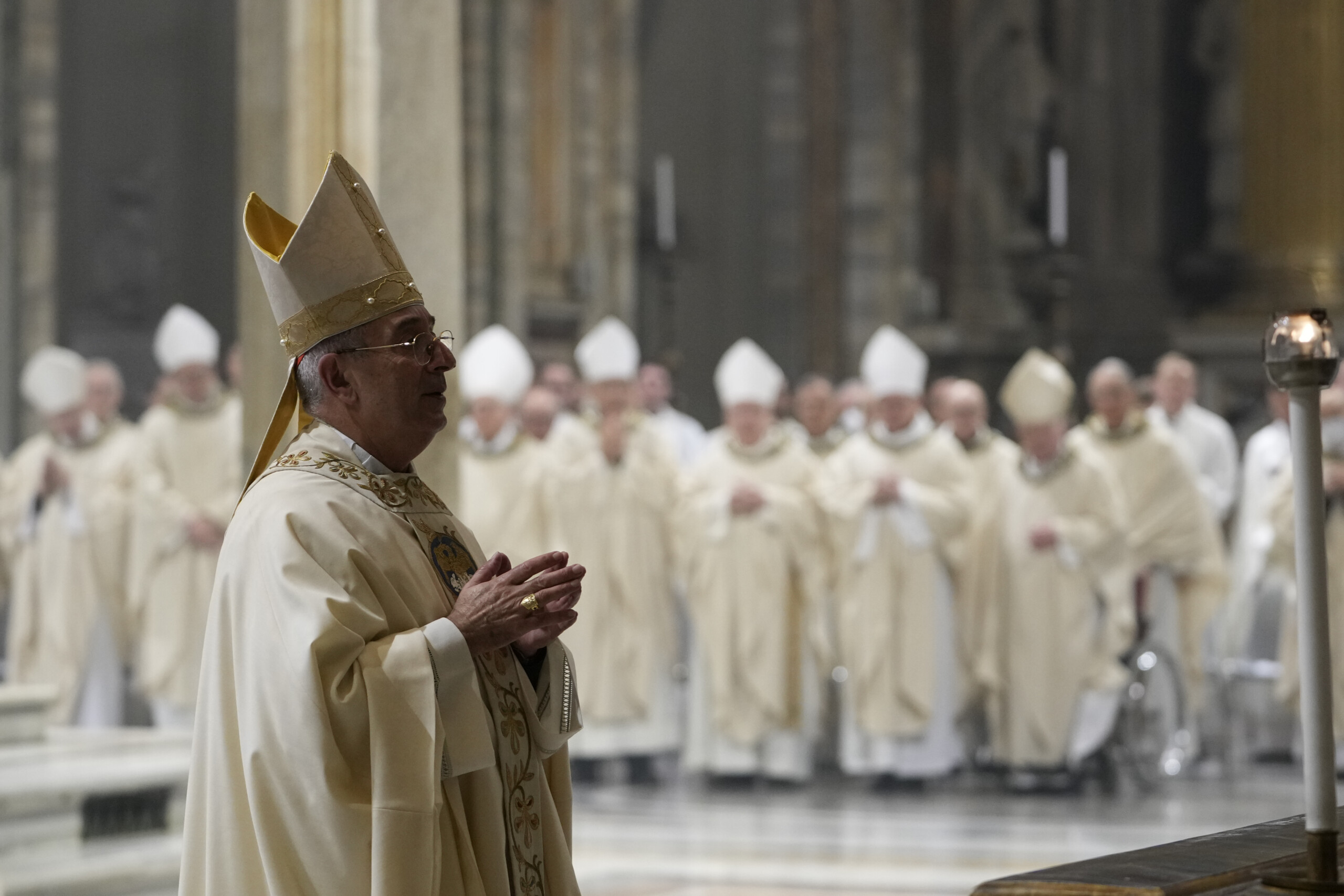 holy see pope will skip ash wednesday cardinal de donatis in his place scaled