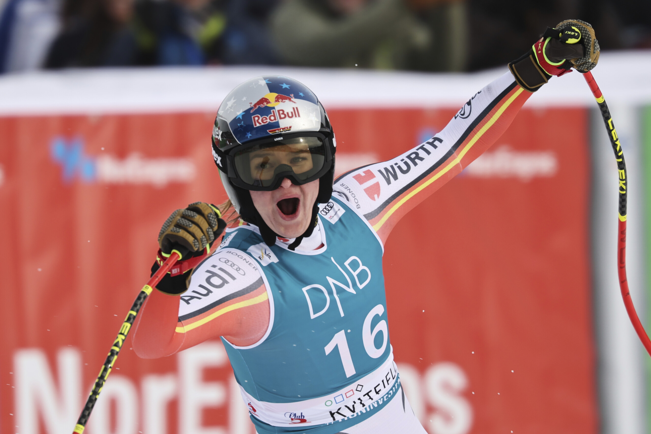 skiing emma aicher wins the womens downhill in kvitfjell brignone fourth scaled