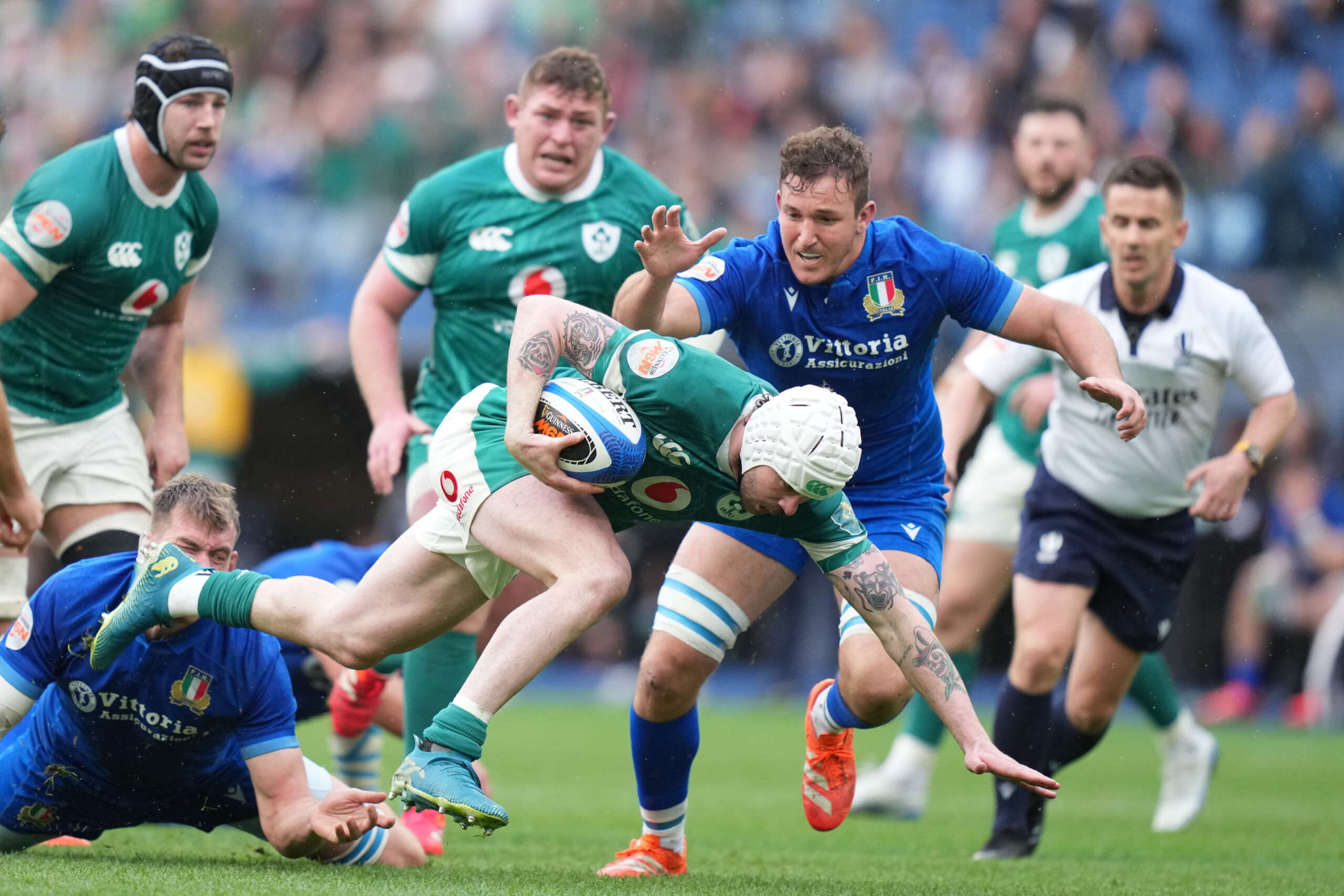 rugby six nations italy loses 22 17 at the olimpico against ireland scaled