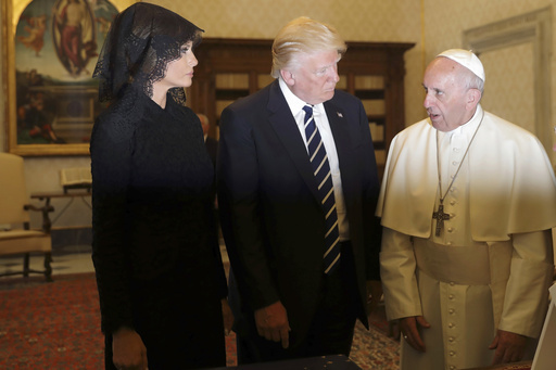 pope trump rest in peace may god bless him