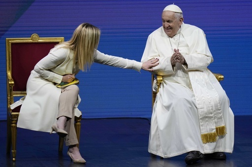 pope francis meloni proud to have had him at the g7