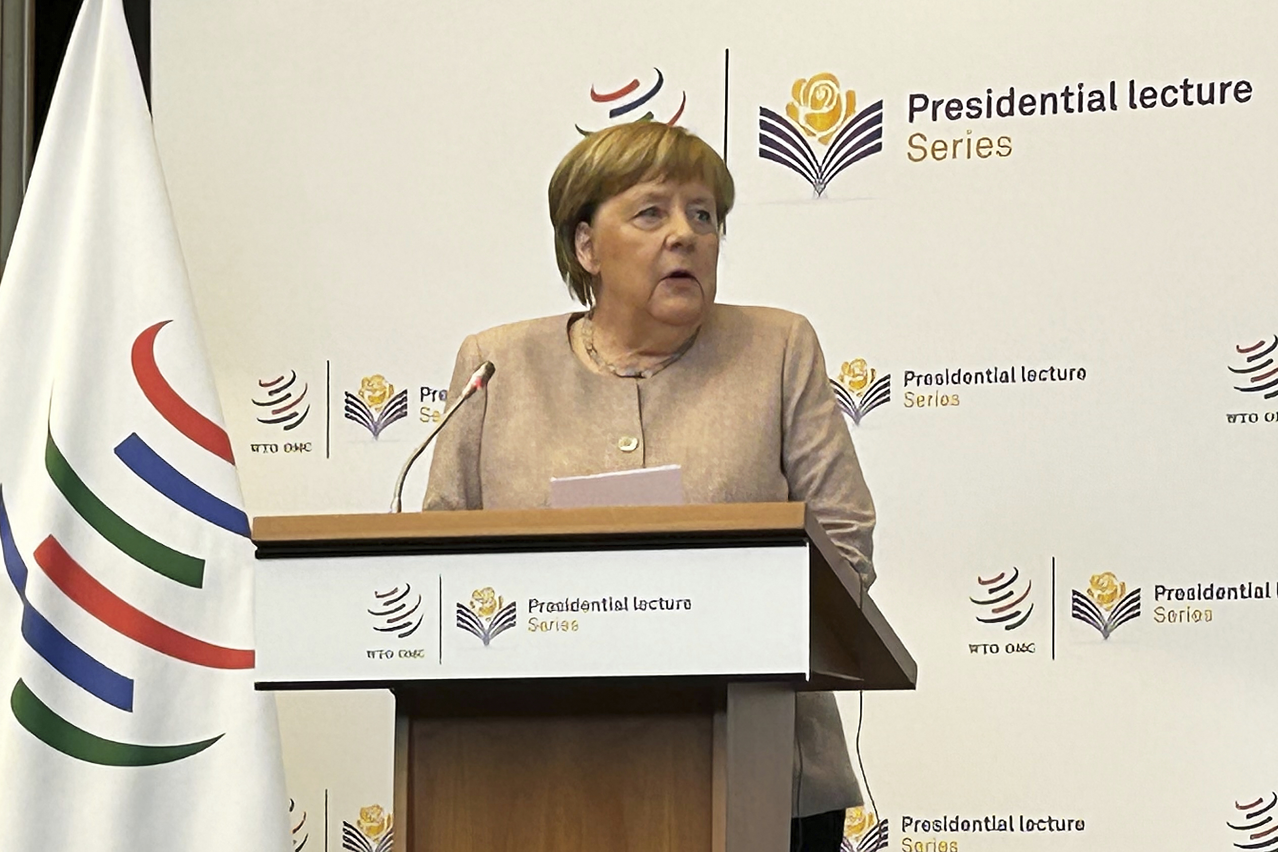 germany former chancellor merkel sends text message congratulating merz