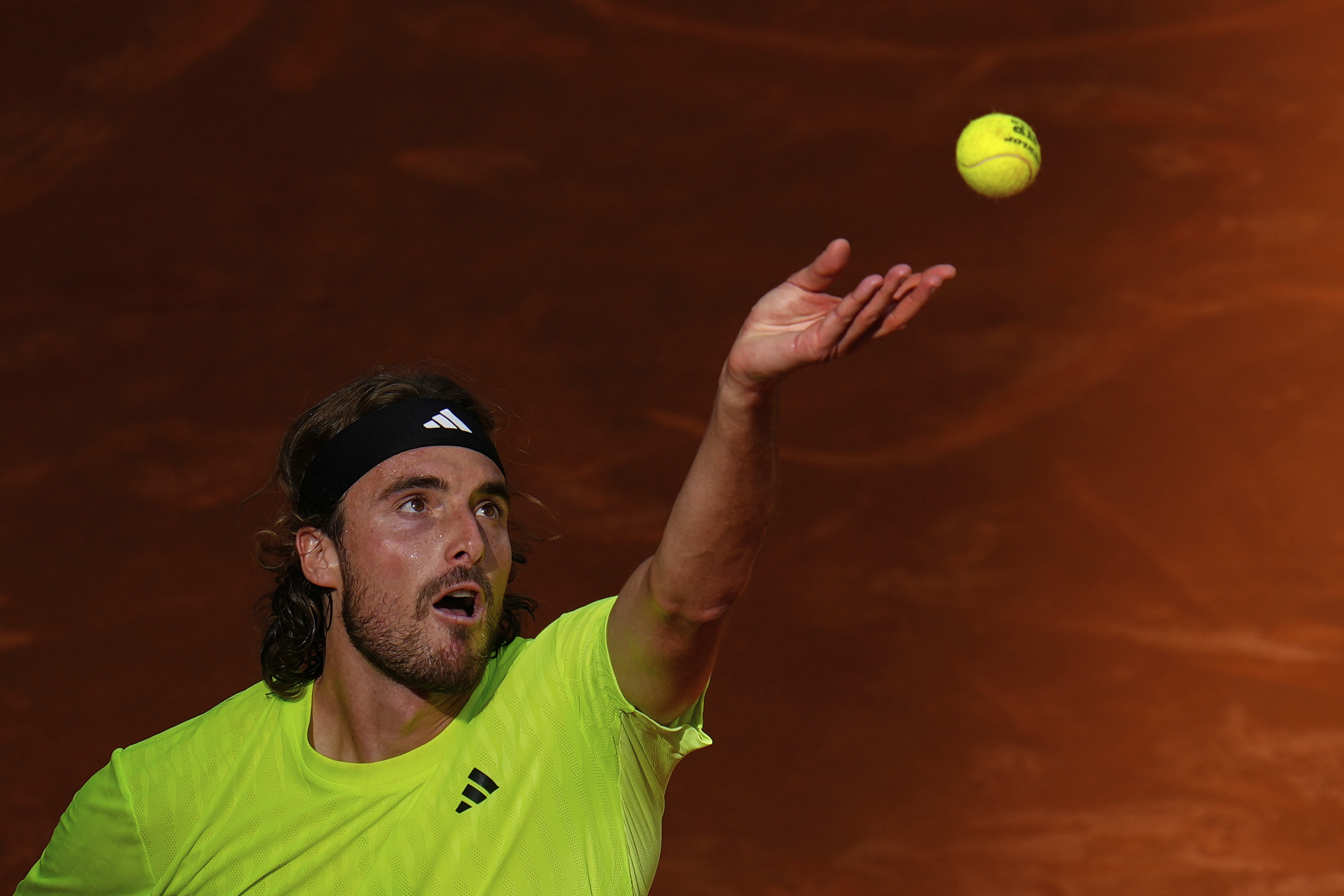 internazionali ditalia tsitsipas i would love to play tennis with pope leo