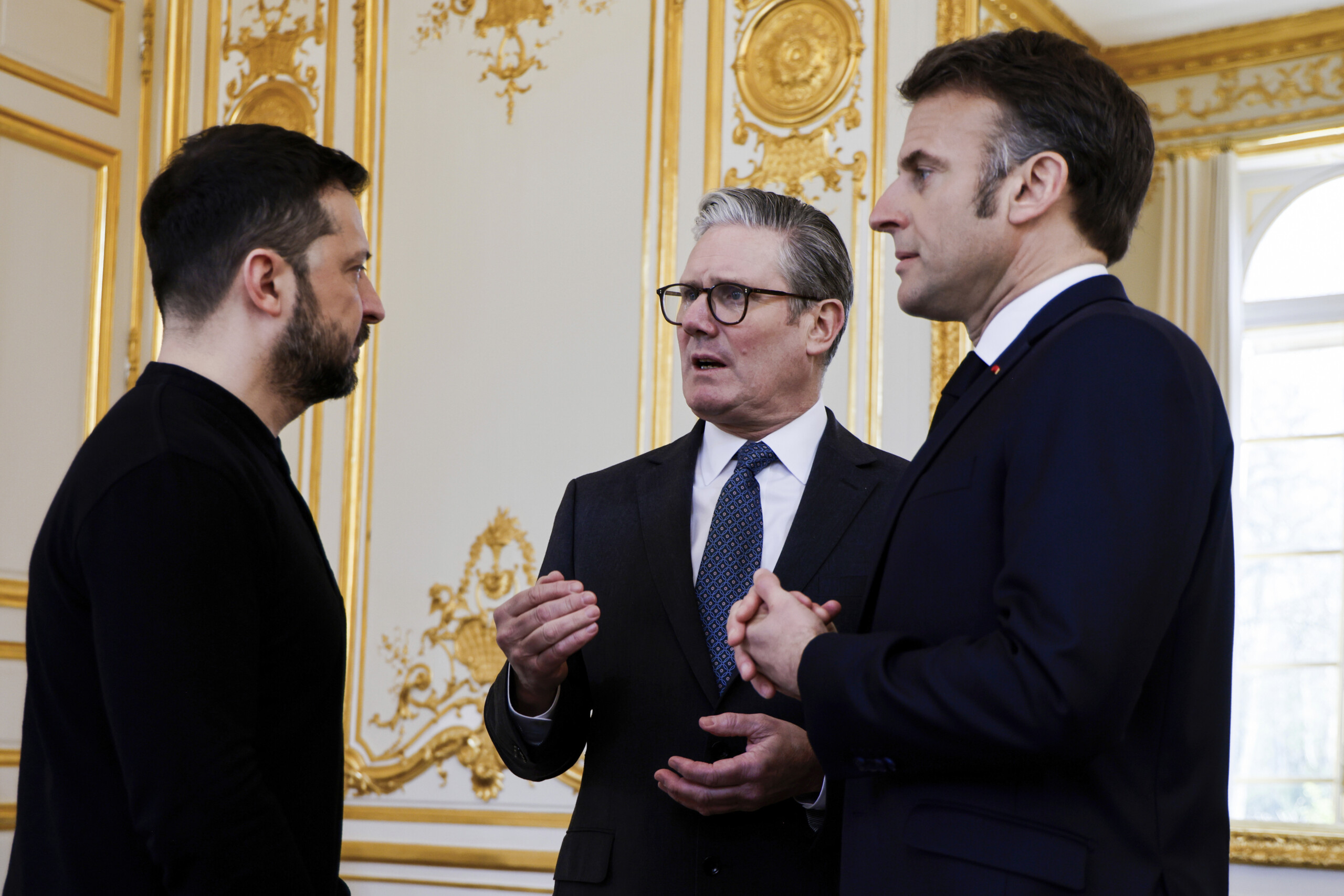 ukraine macron starmer and merz in kiev for a visit with tusk scaled