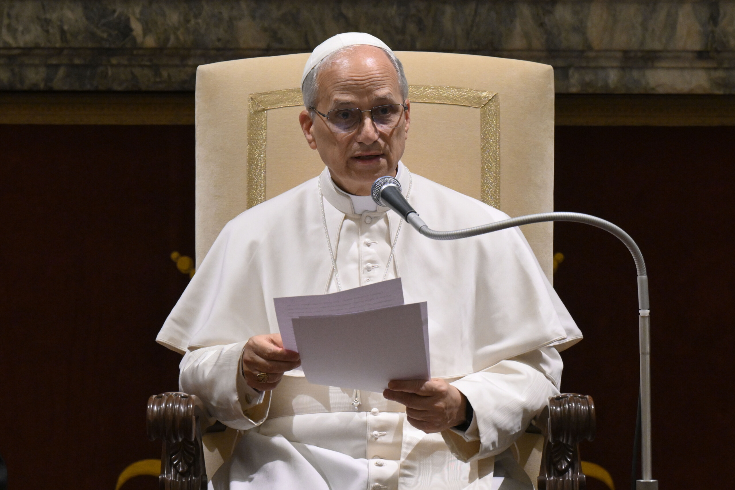 pope leo xiv we are living in dramatic historical times scaled
