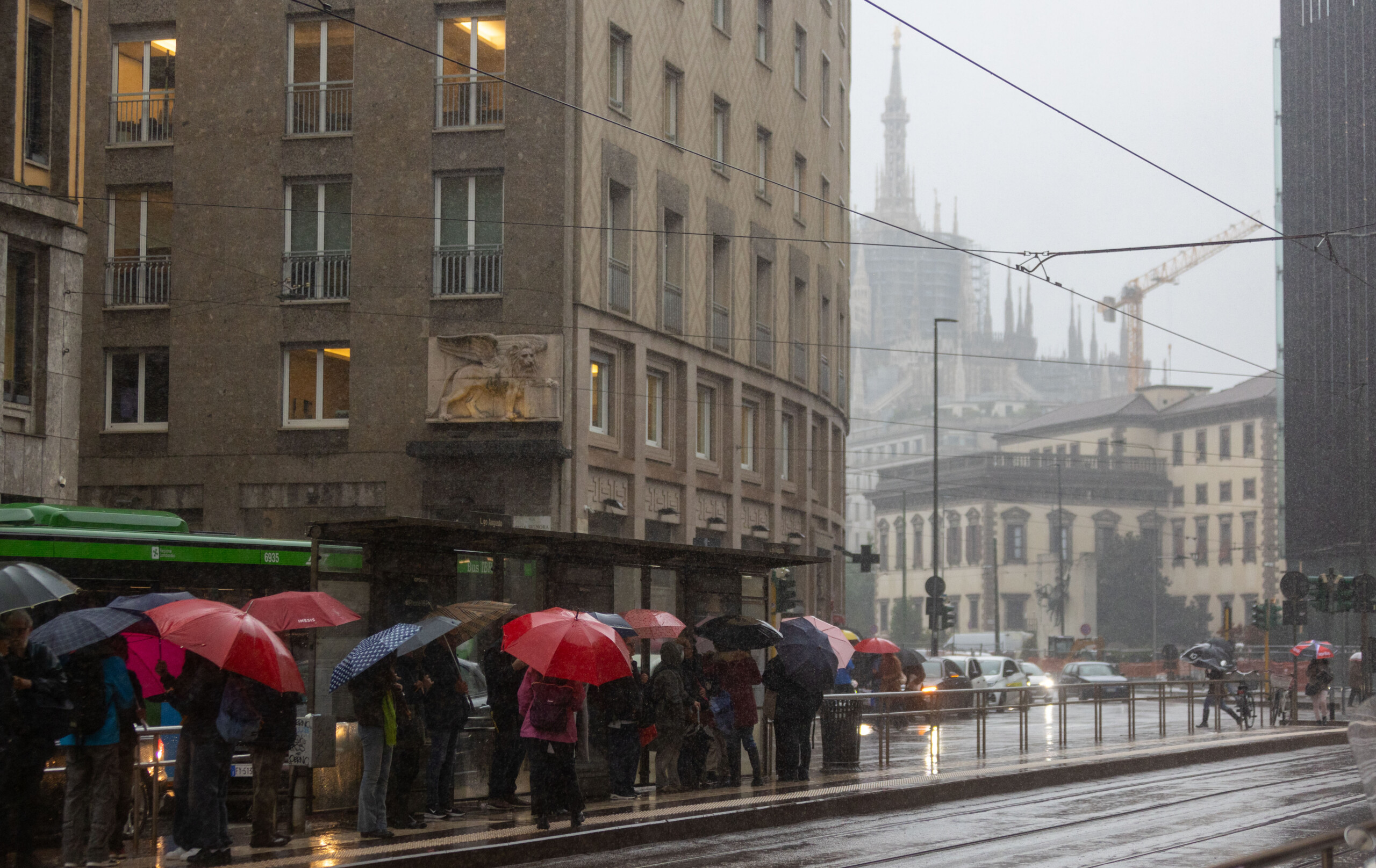 bad weather rain and thunderstorms in central and northern italy yellow alert in six regions scaled