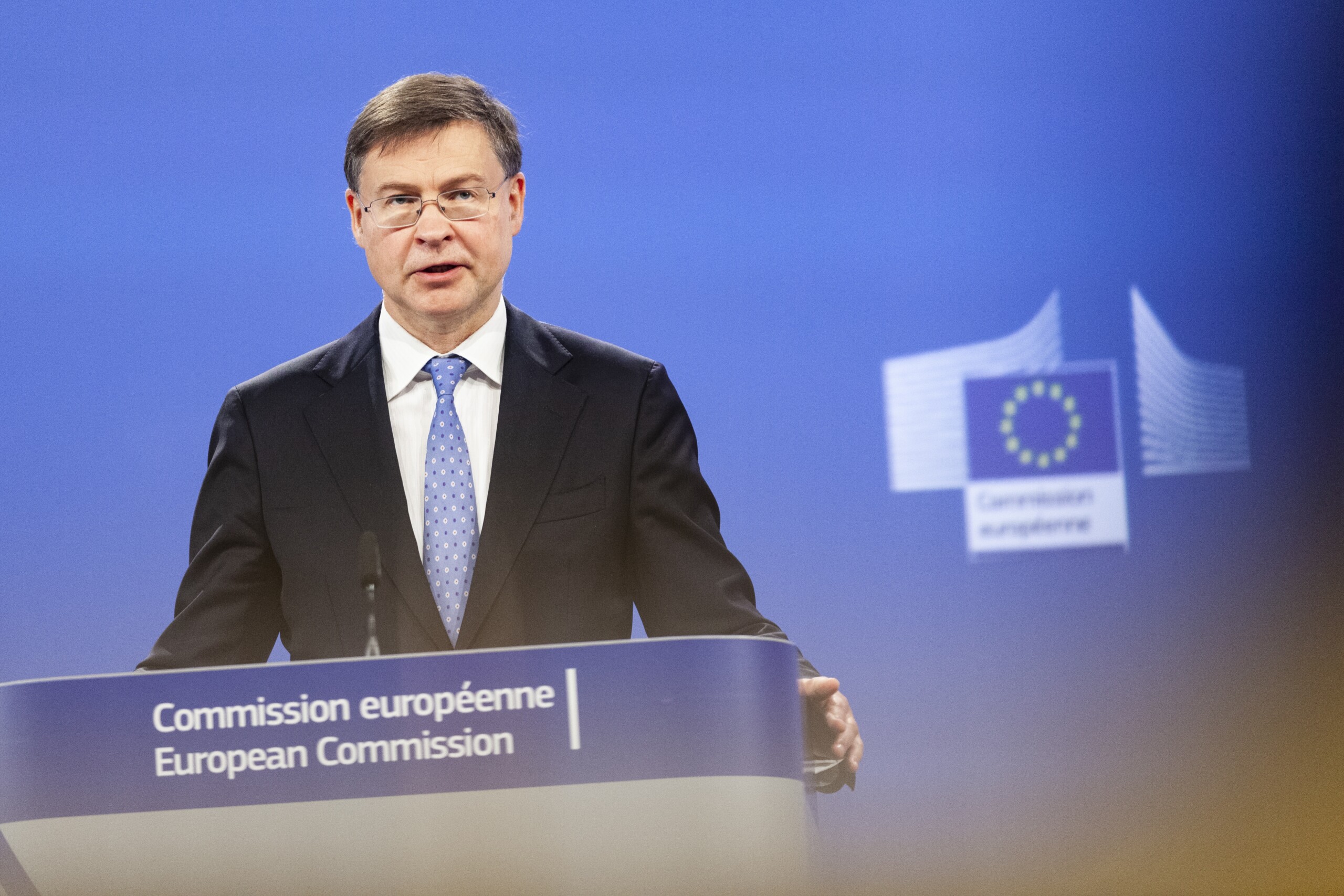 tariffs dombrovskis highest uncertainty since the pandemic scaled