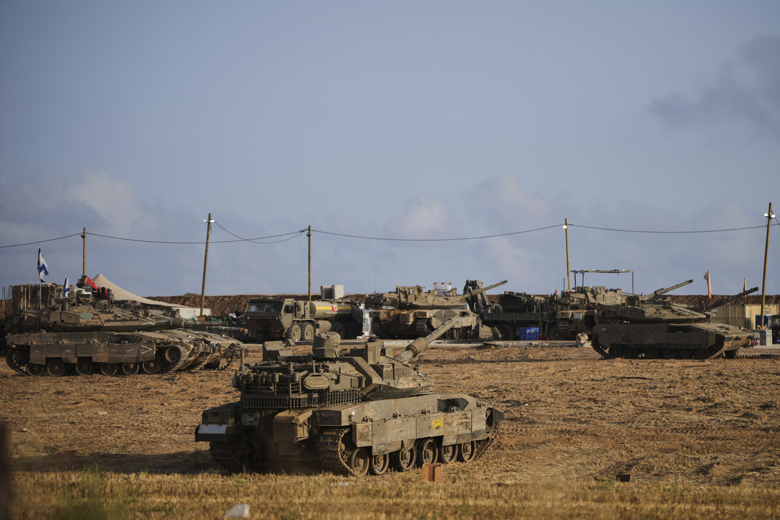 gaza idf raid targets al awda hospital water tanks hit scaled