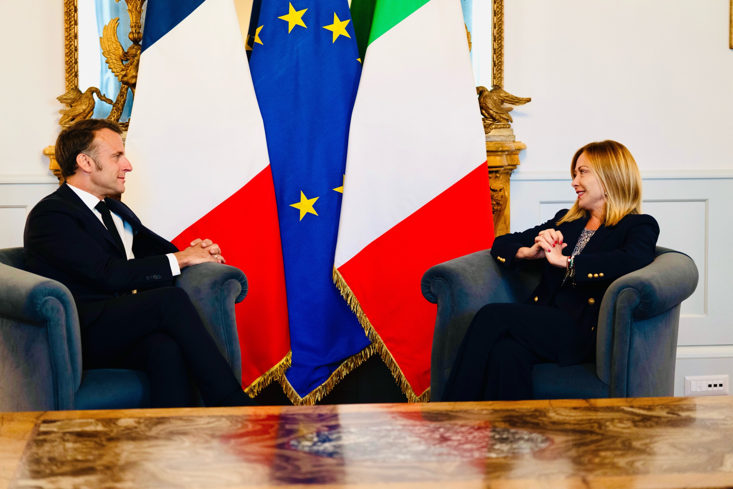 meloni macron unwavering support for kyiv even more crucial for a fair solution scaled