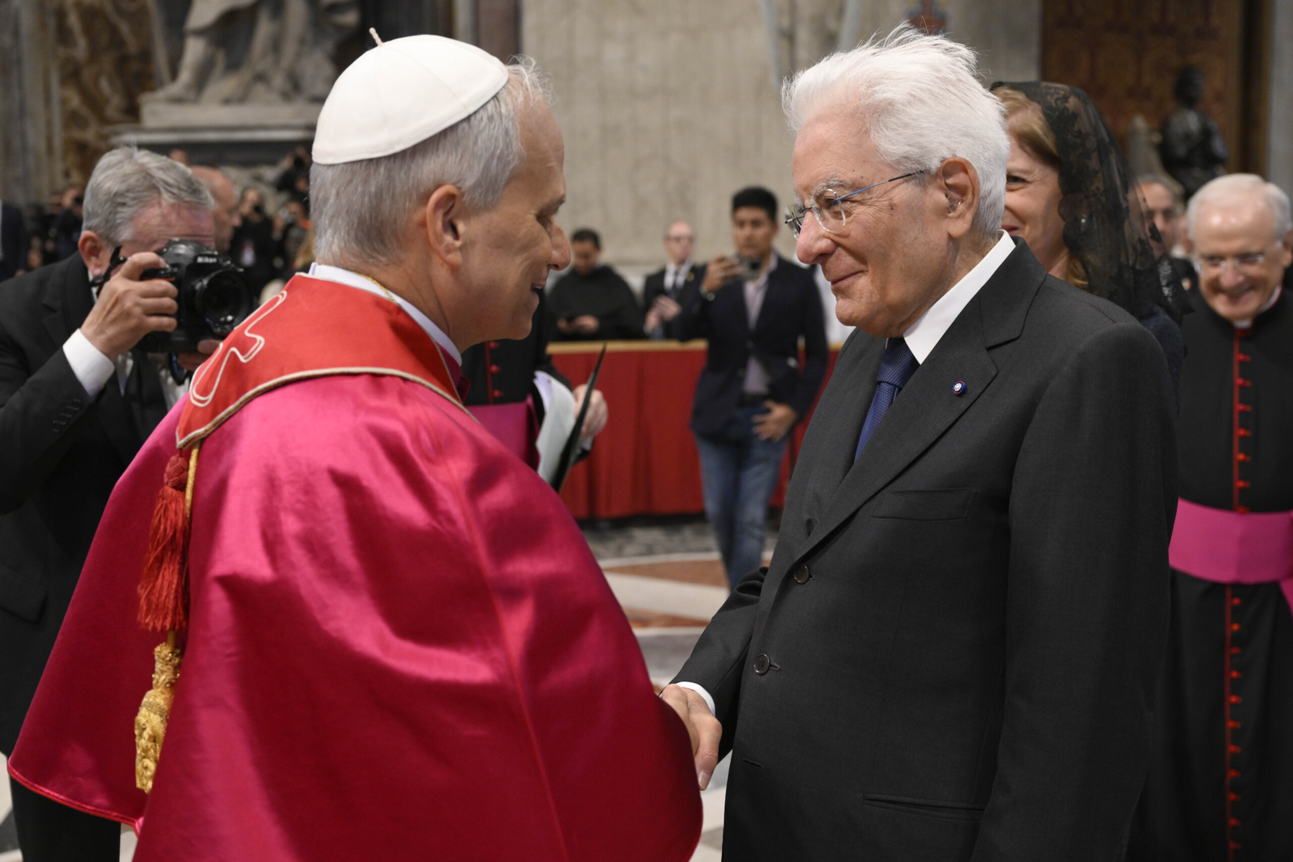 vatican mattarella arrives for meeting with pope leo xiv scaled