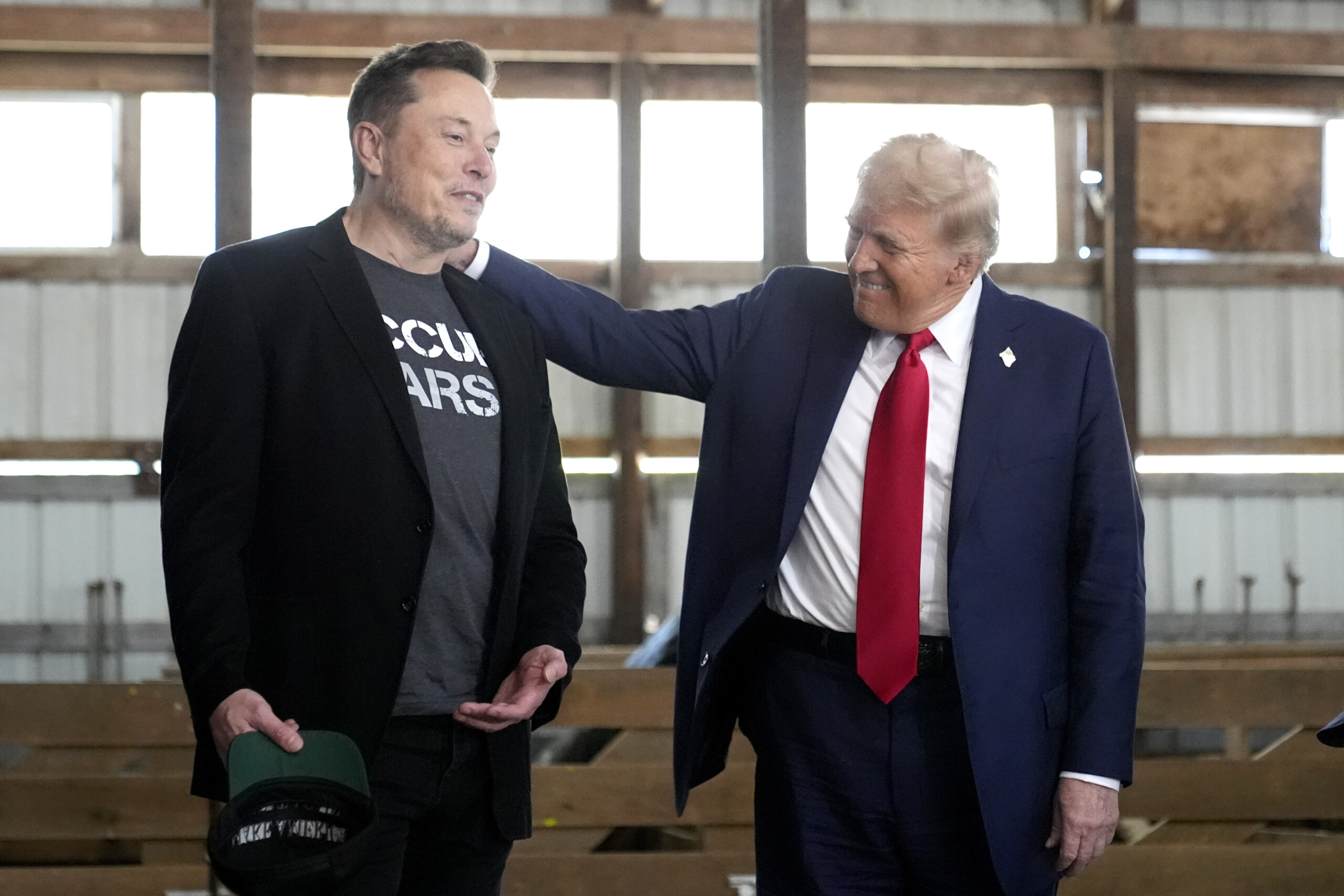 trump relationship with musk over i suppose so scaled
