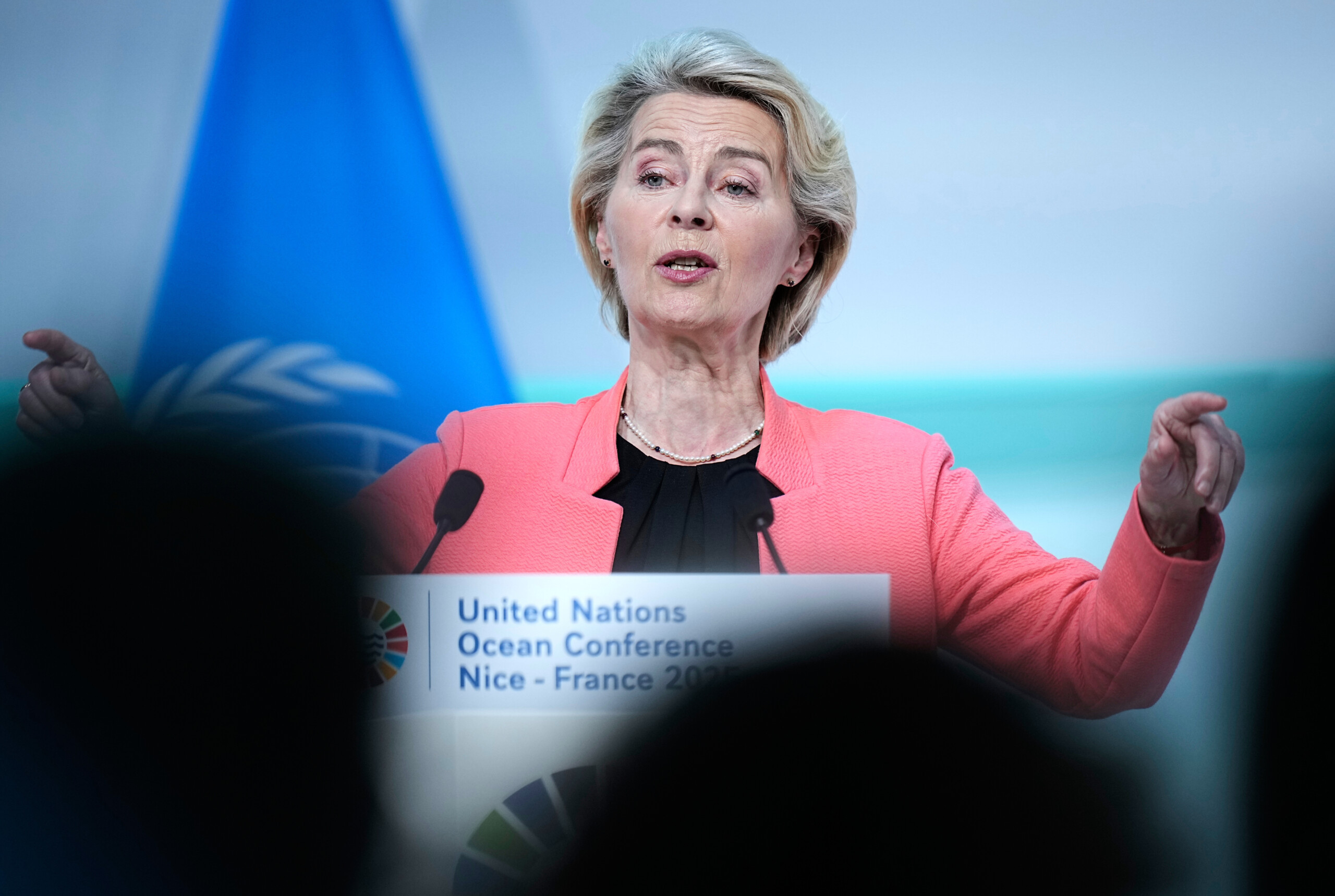 ukraine von der leyen announces new sanctions against russia on nord stream and oil scaled
