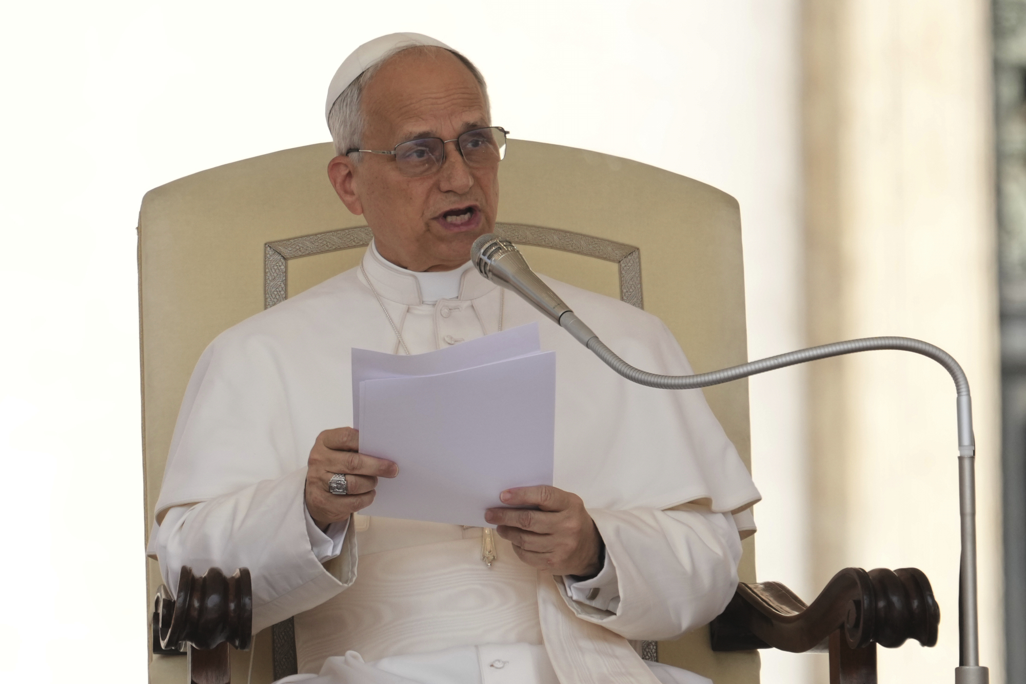 pope leo xiv i pray for the victims of the graz school tragedy