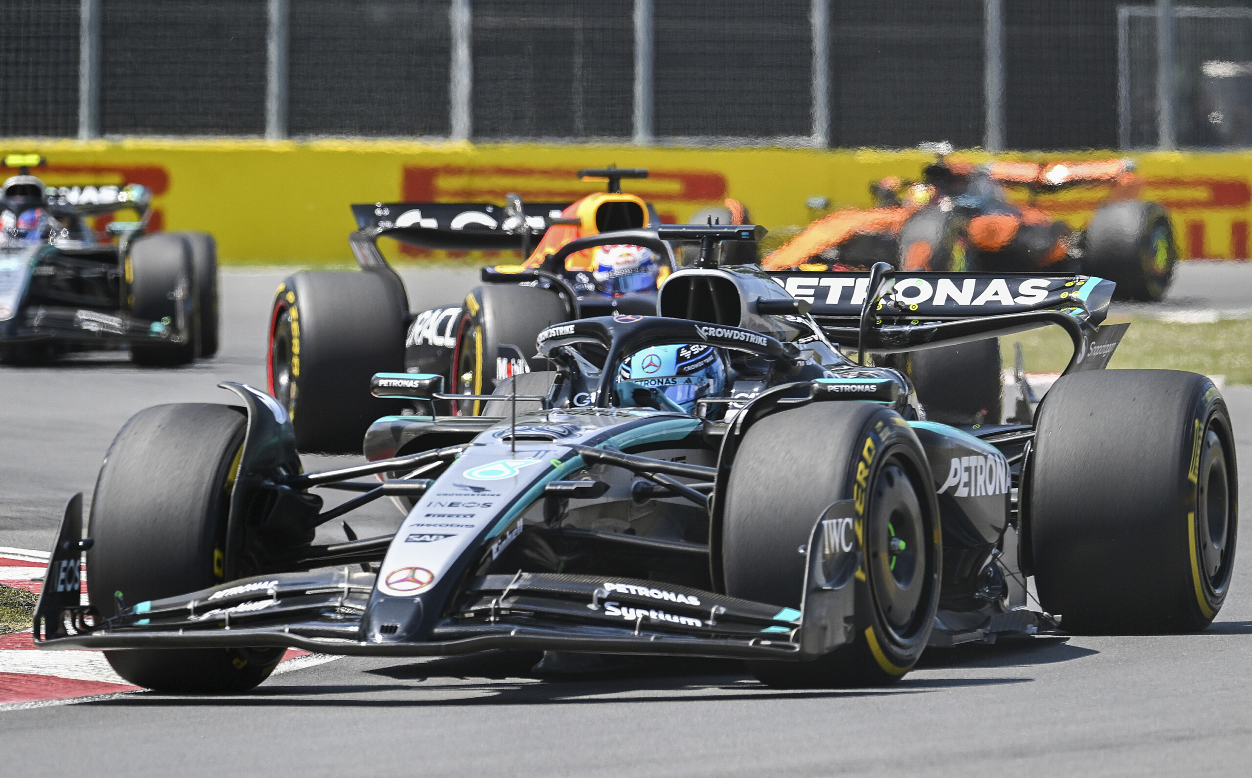 f1 canadian grand prix russell triumphs with antonelli 3rd leclerc 6th scaled