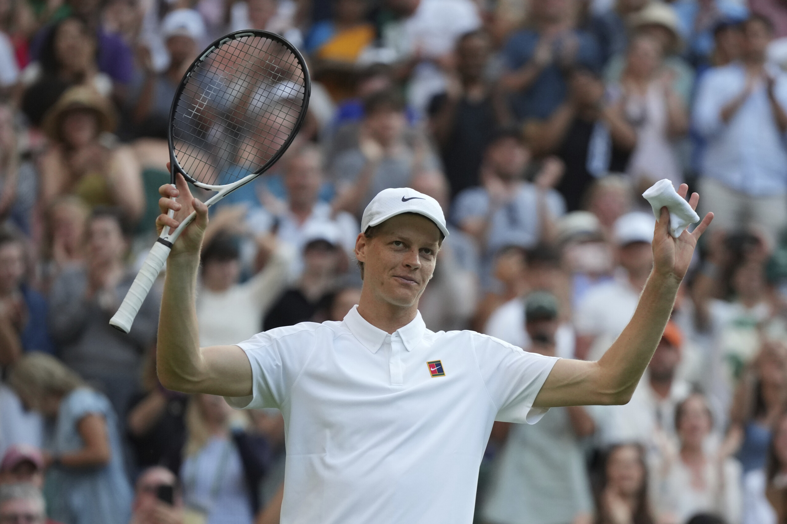 wimbledon sinner beats martinez in straight sets and reaches the round of 16 scaled
