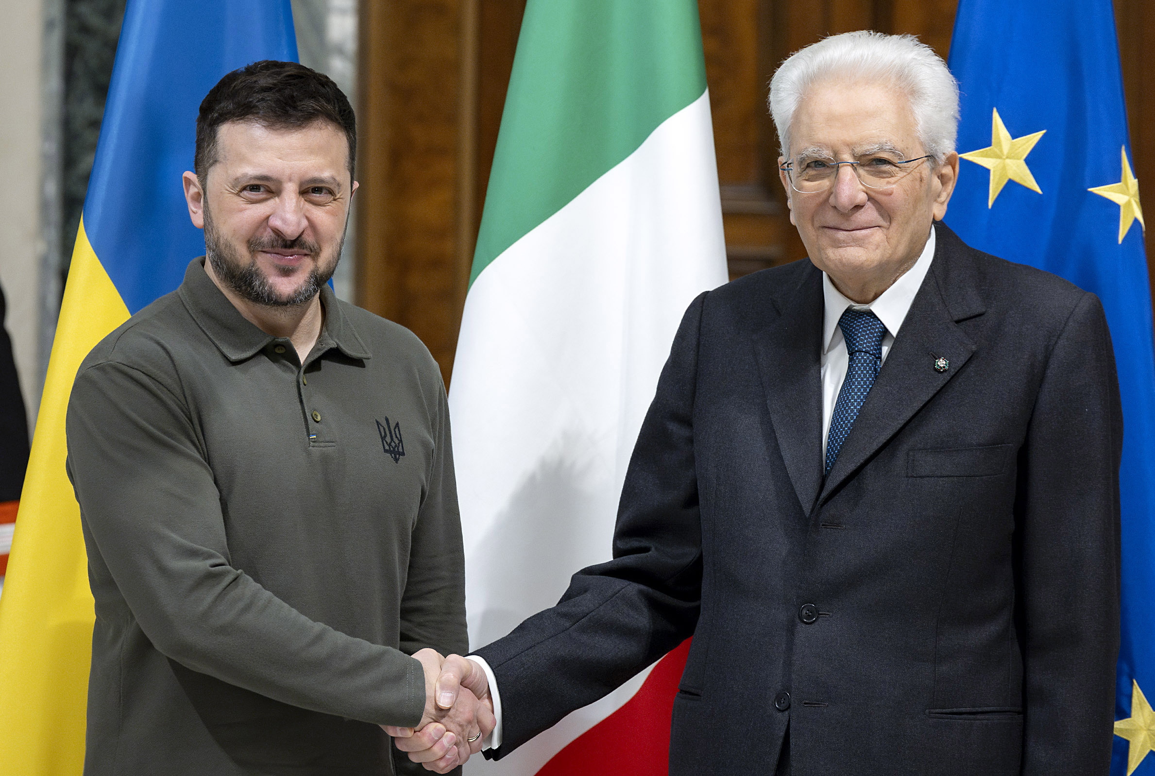 ukraine mattarella to zelensky full italian support for kiev independence