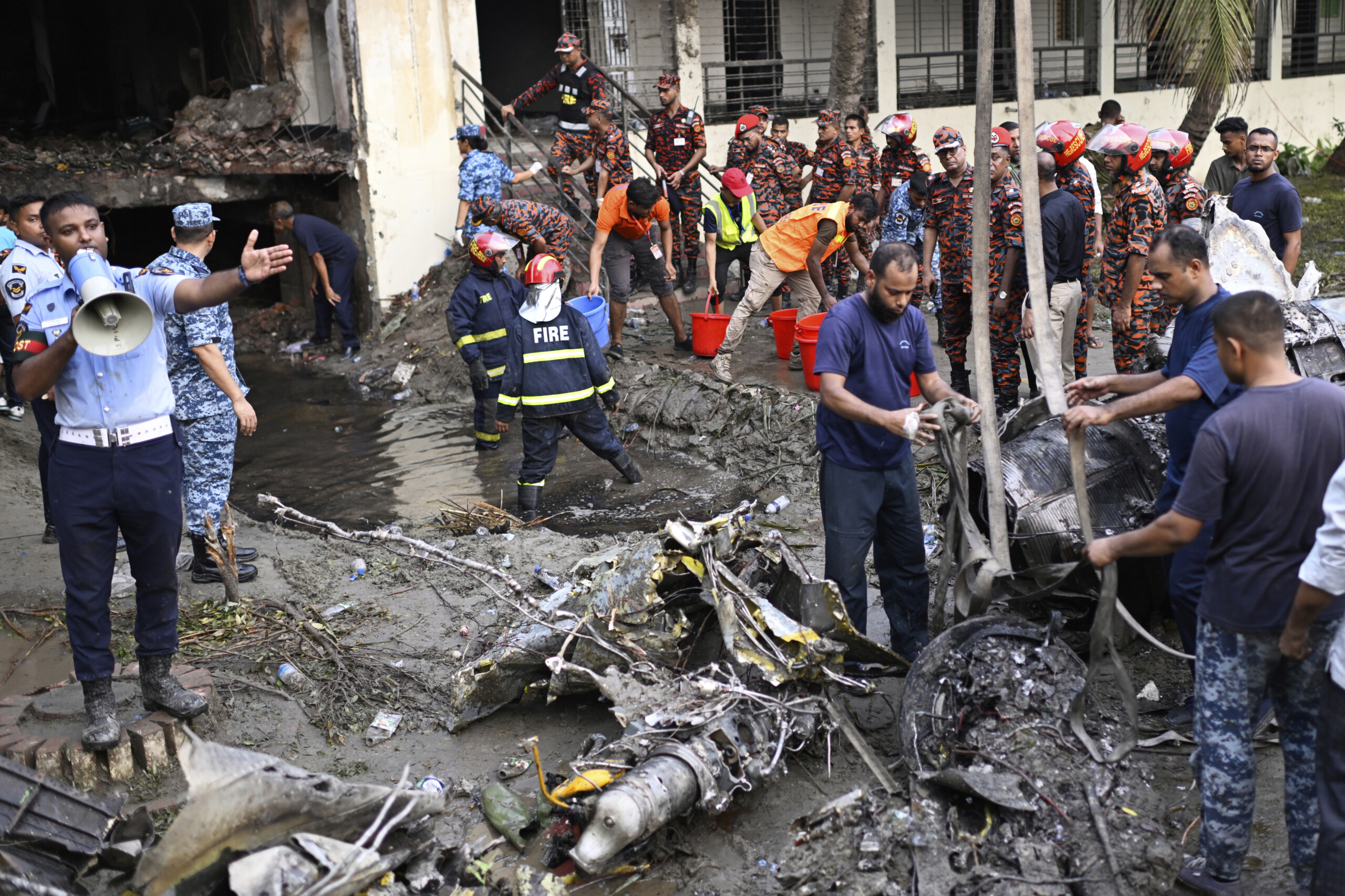 bangladesh death toll rises to 19 in jet crash on school scaled