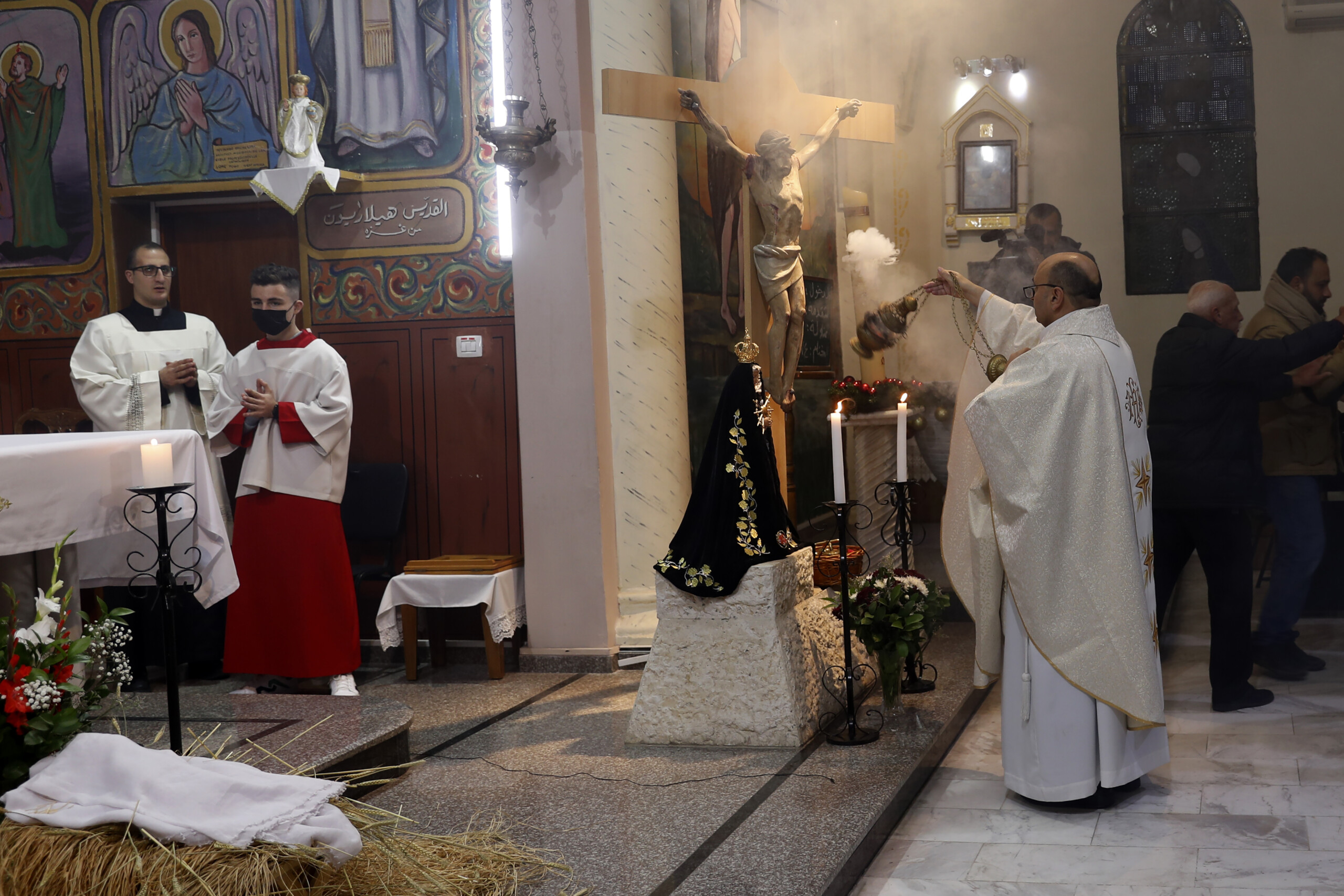 gaza father romanelli pope leo xiv has called us offering words of comfort scaled