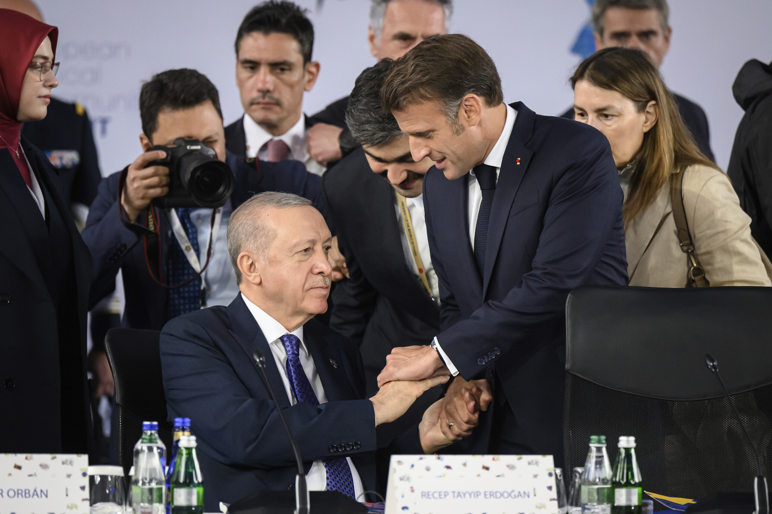 gaza macron talks to erdogan do everything possible for peace and security scaled