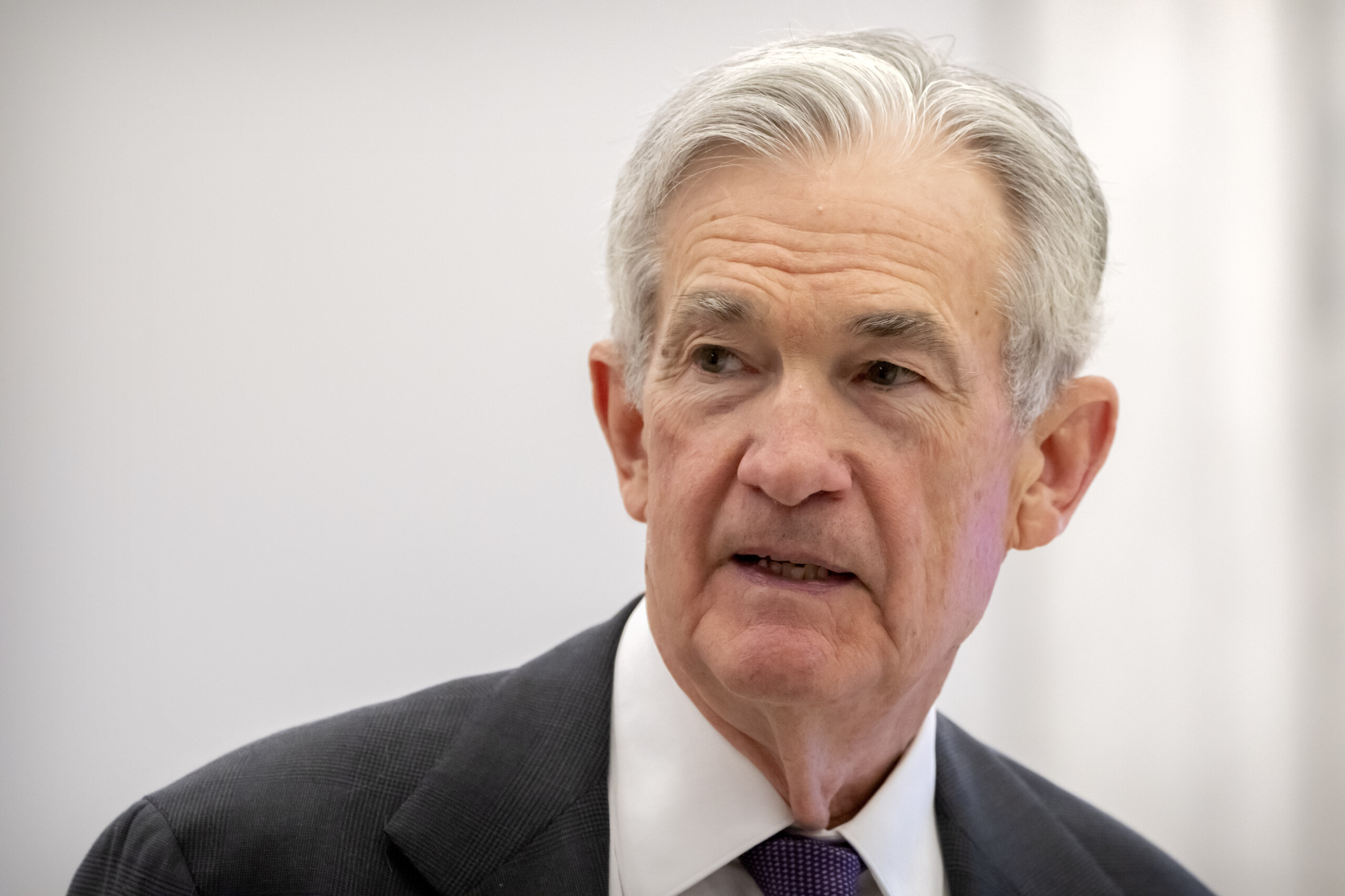fed powell economy in solid position despite high uncertainty scaled