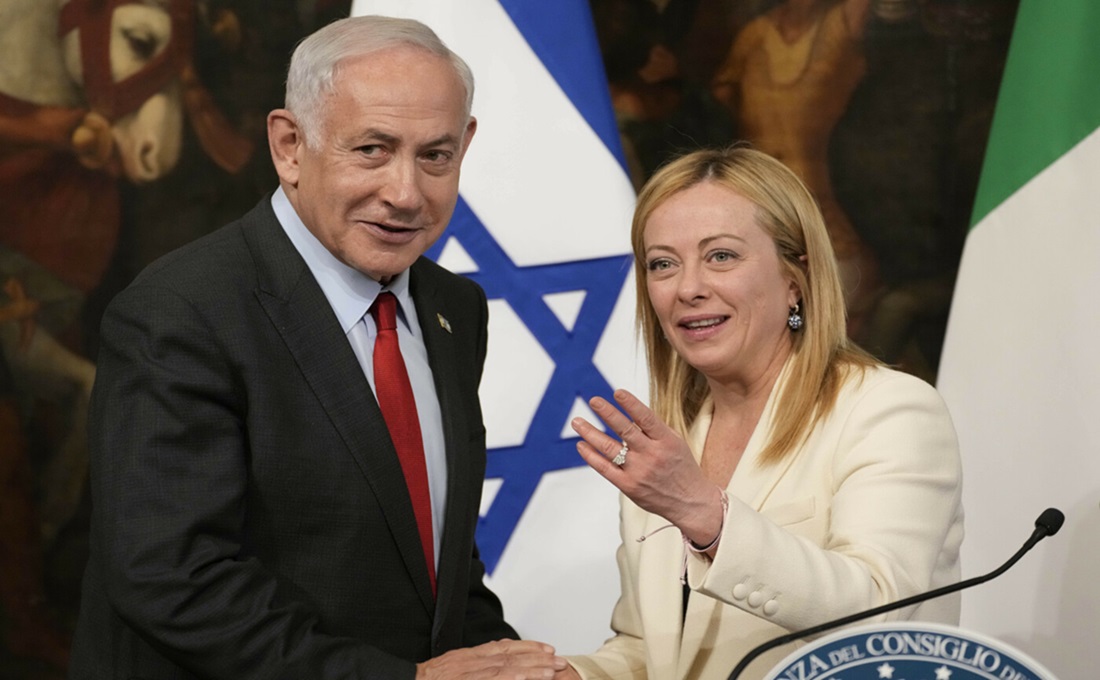 middle east meloni hears netanyahu situation in gaza unjustifiable stop hostilities