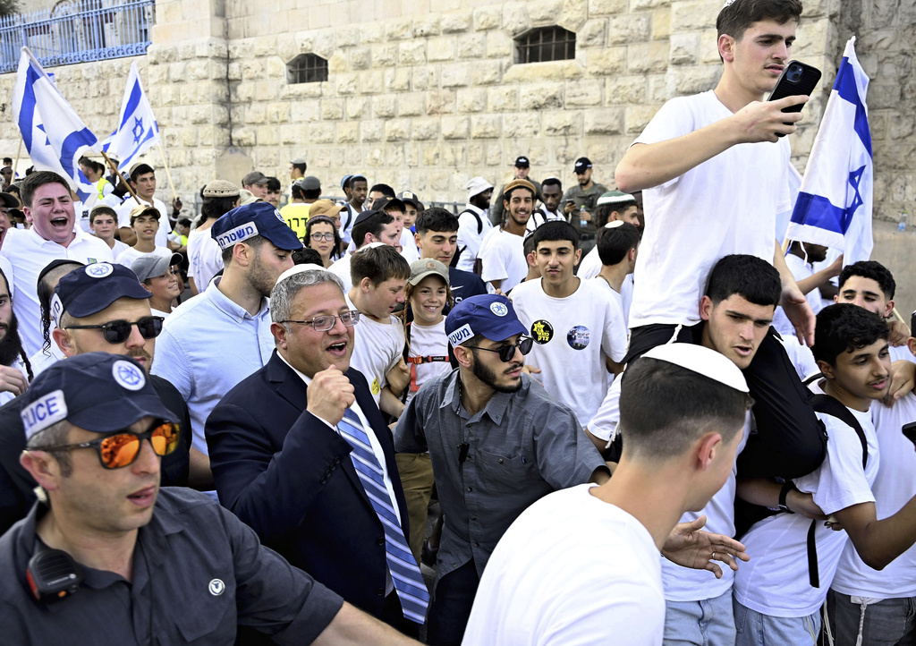middle east ben gvir at the temple mount pa president red line crossed