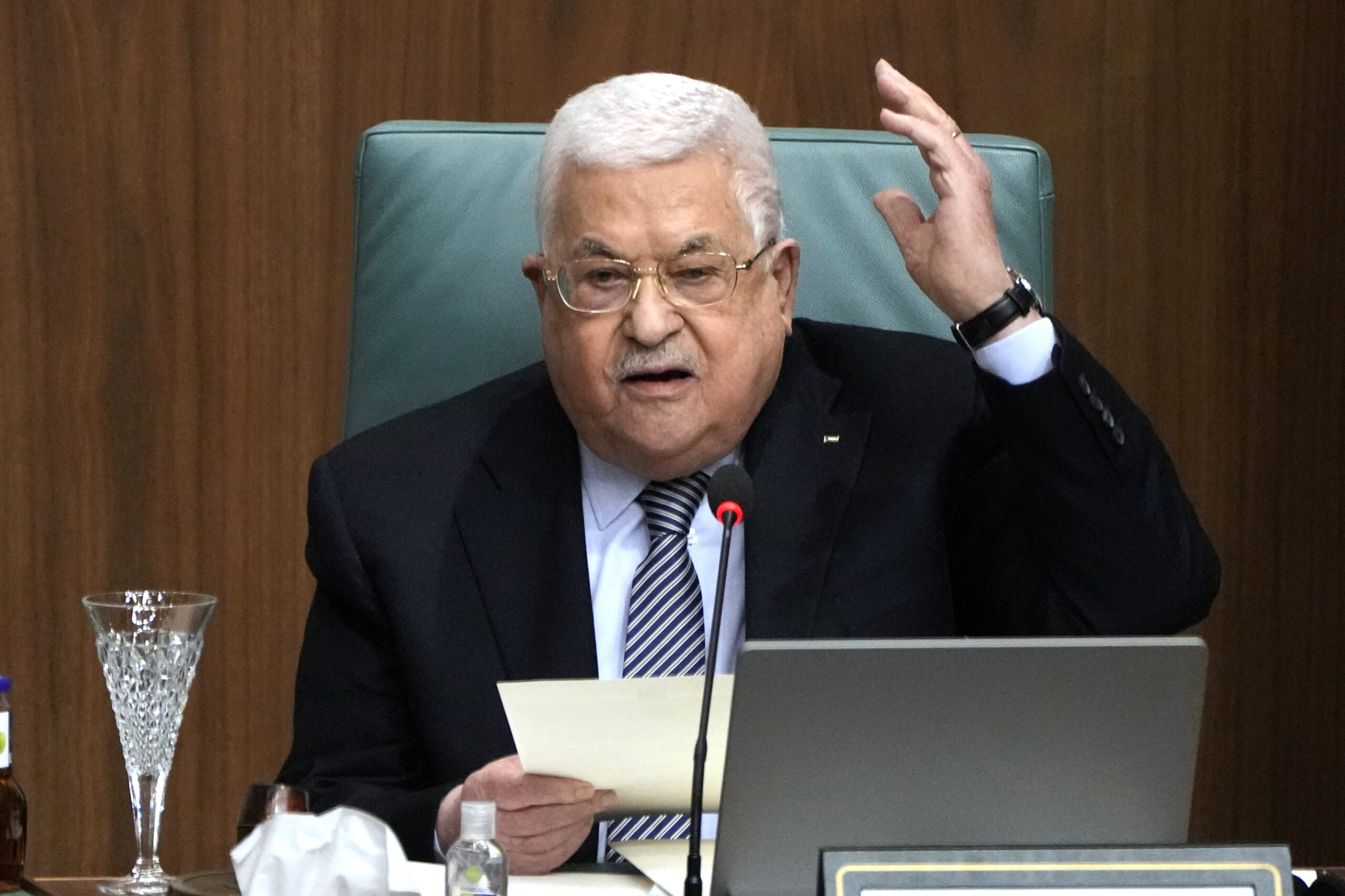 gaza abbas condemns israels plan an unprecedented catastrophe scaled