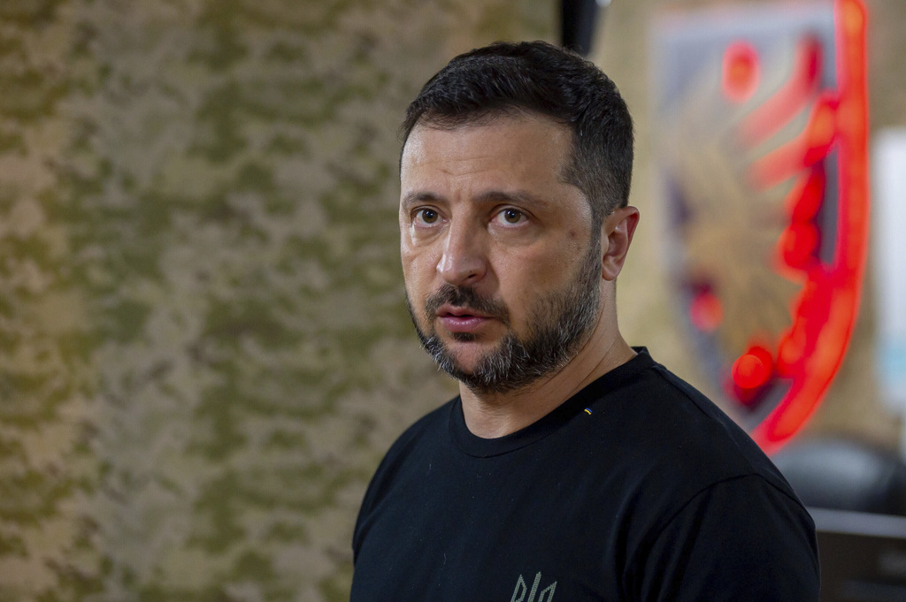 ukraine media zelensky in berlin for video conference with eu leaders and trump