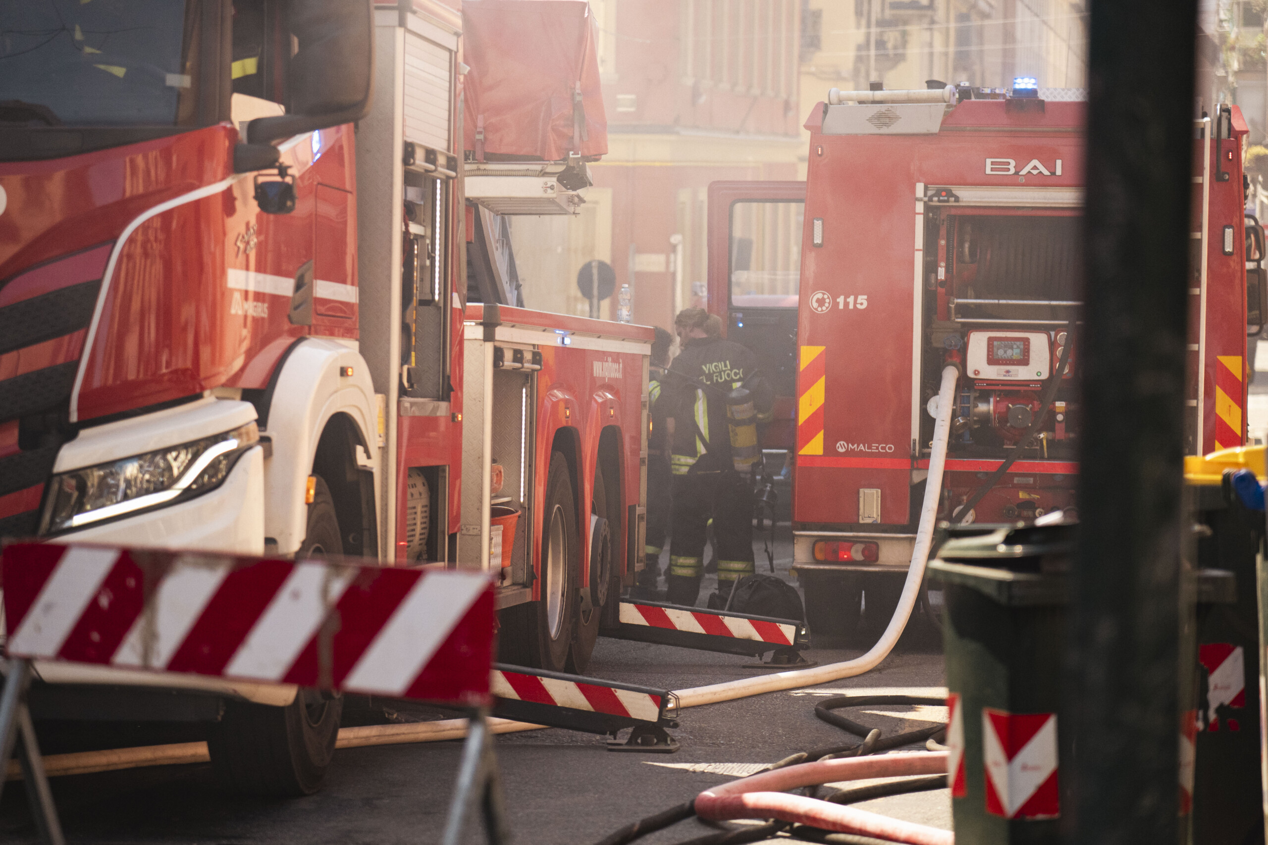 cagliari explosion in a building people injured scaled