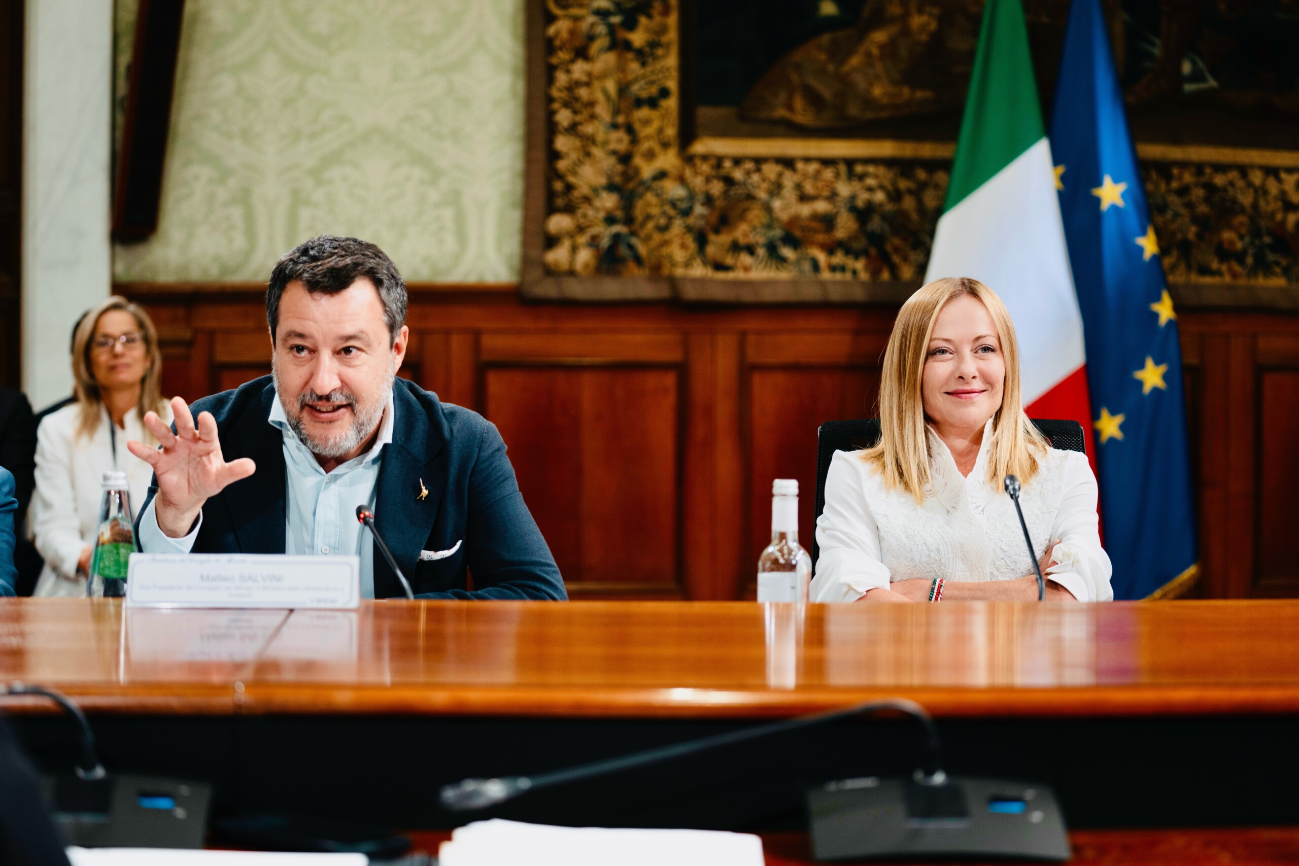 rimini meeting meloni salvini phone call focus on infrastructure and housing plan scaled