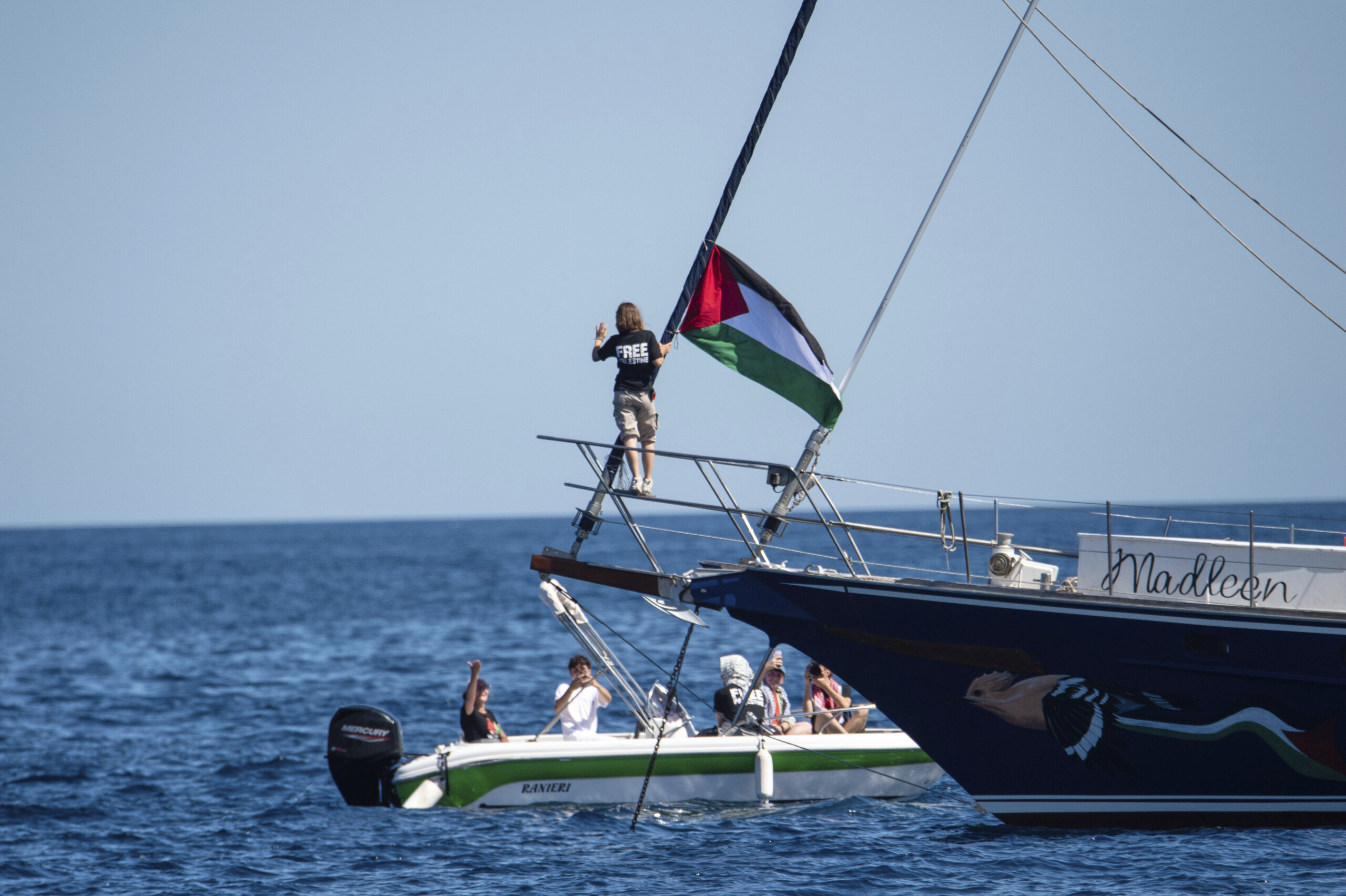 middle east global sumud flotilla departs today from barcelona with thunberg on board scaled
