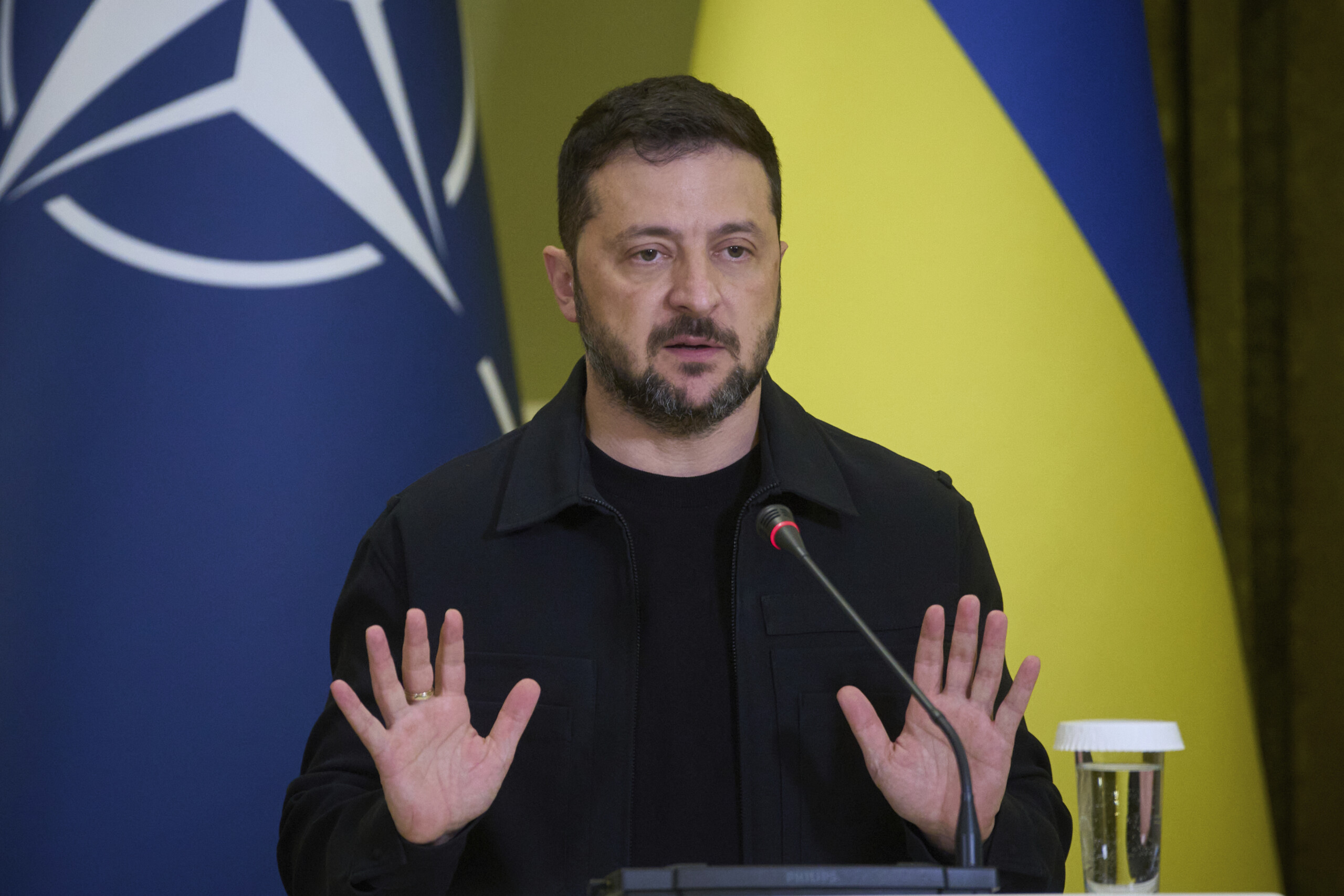 ukraine zelensky the world must force the russian criminals to stop the killings scaled