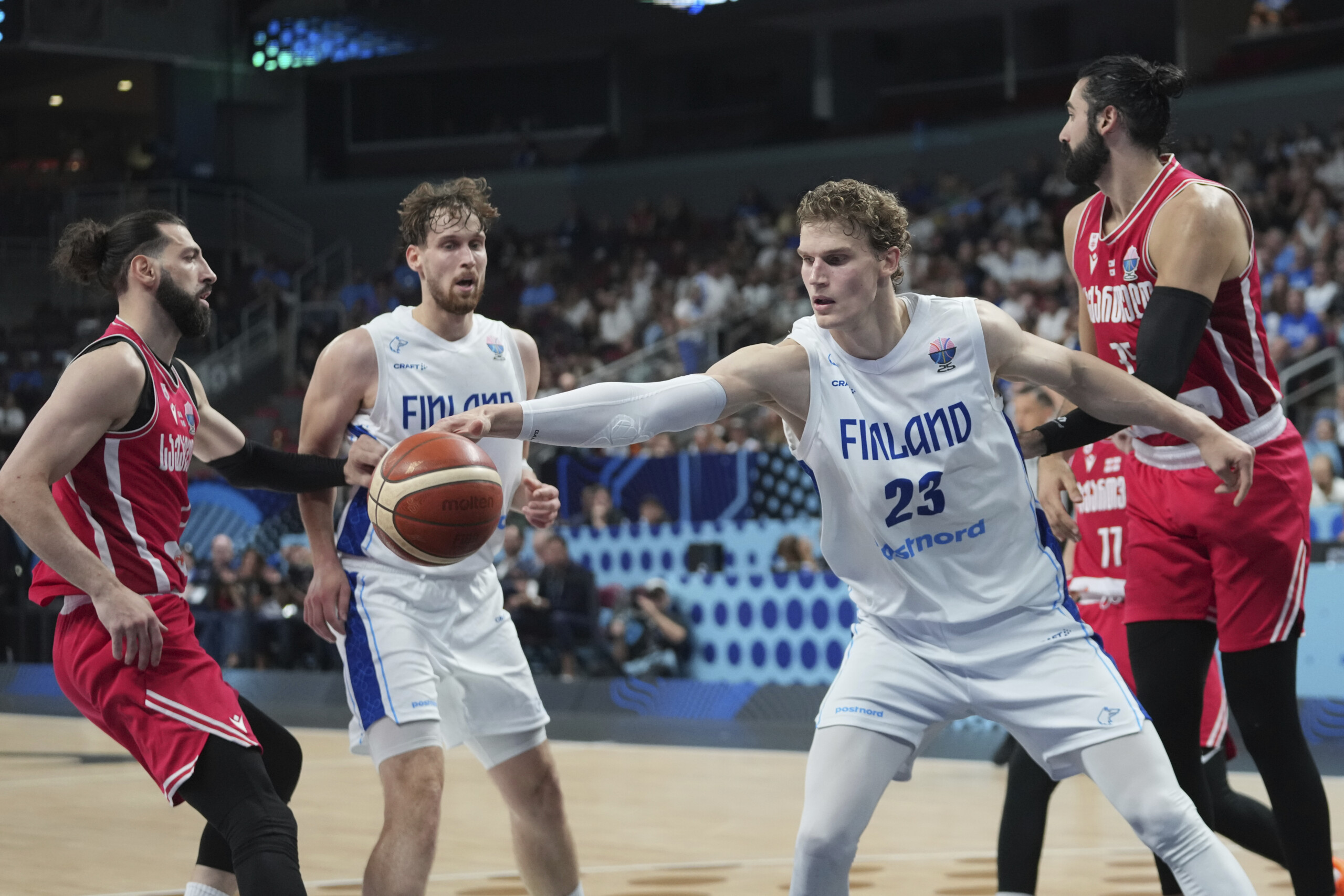 basketball eurobasket finland beats georgia 93 79 and advances to semifinals scaled