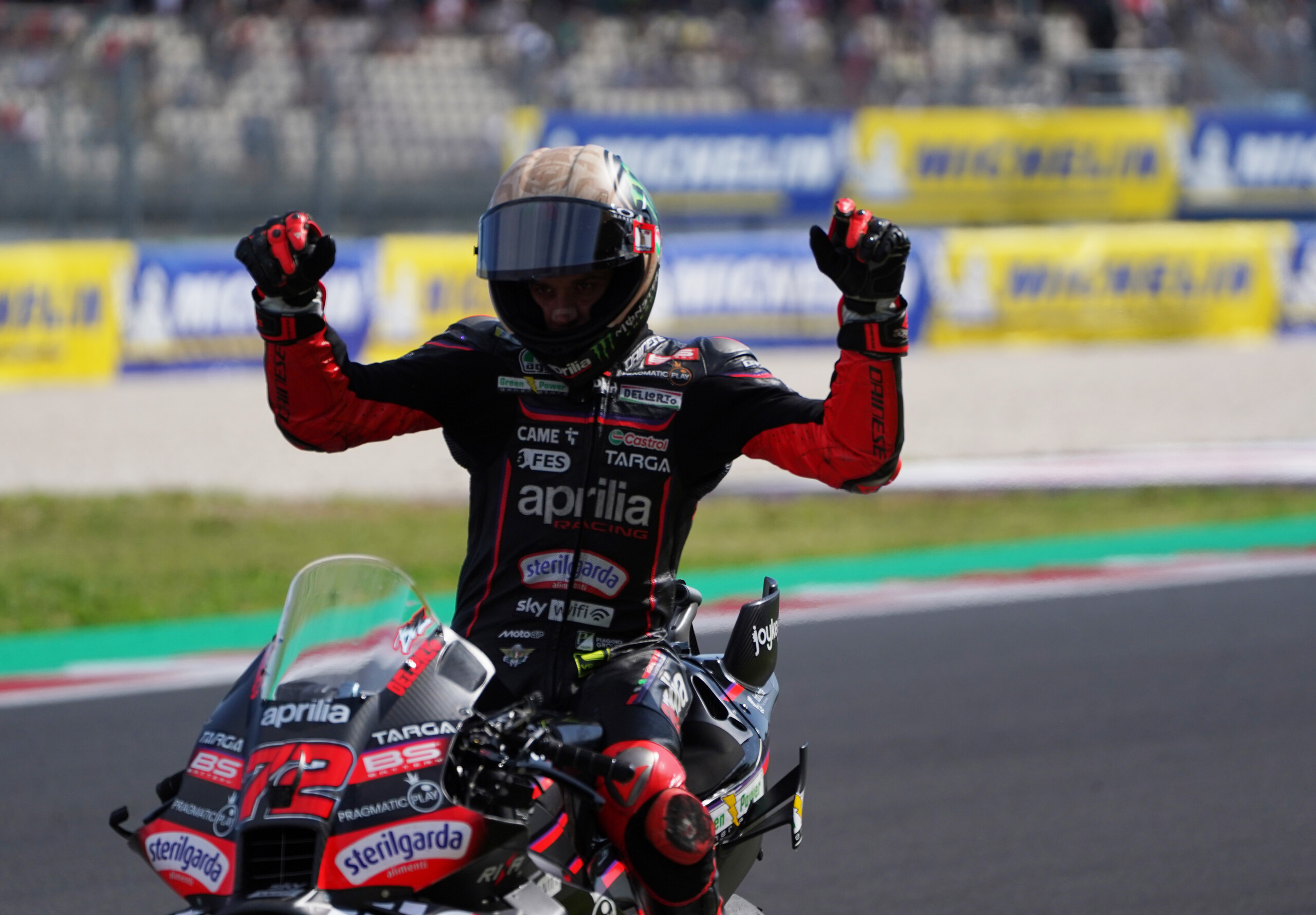 motogp bezzecchi wins sprint in misano a marquez second scaled