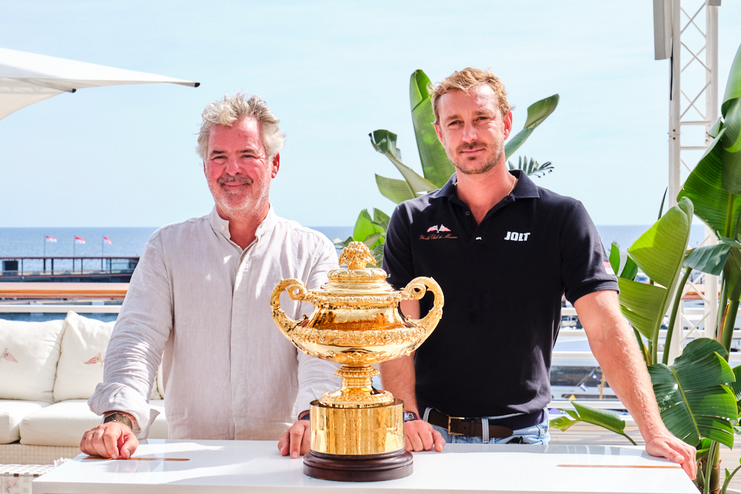 boating admirals cup the monaco yacht club celebrates victory by welcoming the trophy