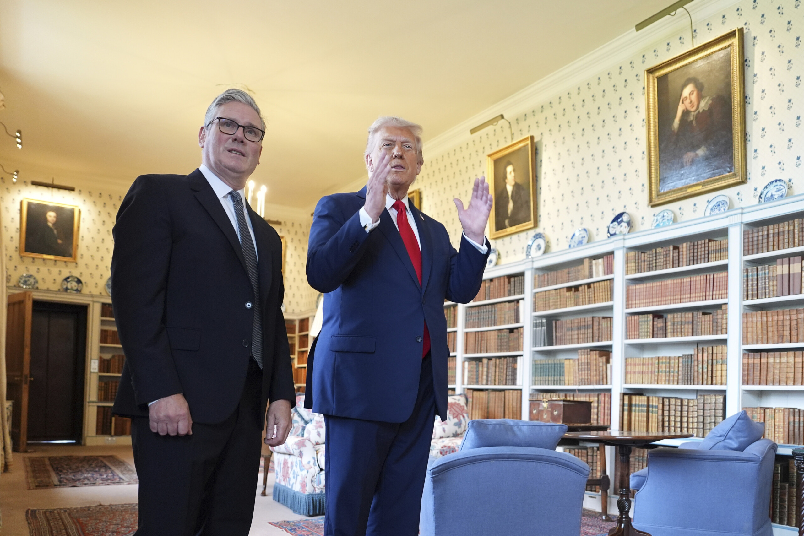 trump at press conference with starmer the bond between our countries is indestructible scaled
