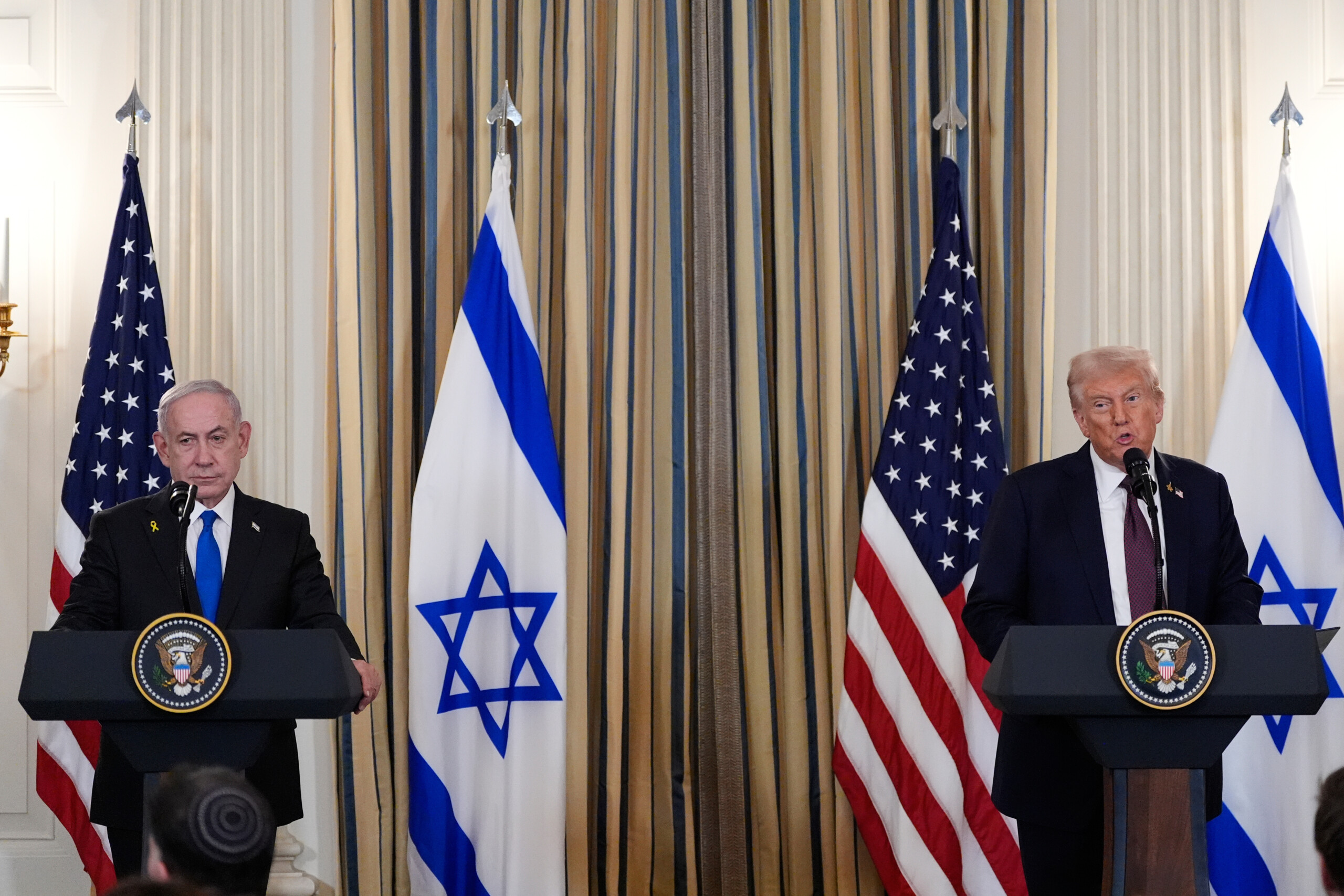 gaza trump thanks netanyahu he has accepted the peace plan scaled