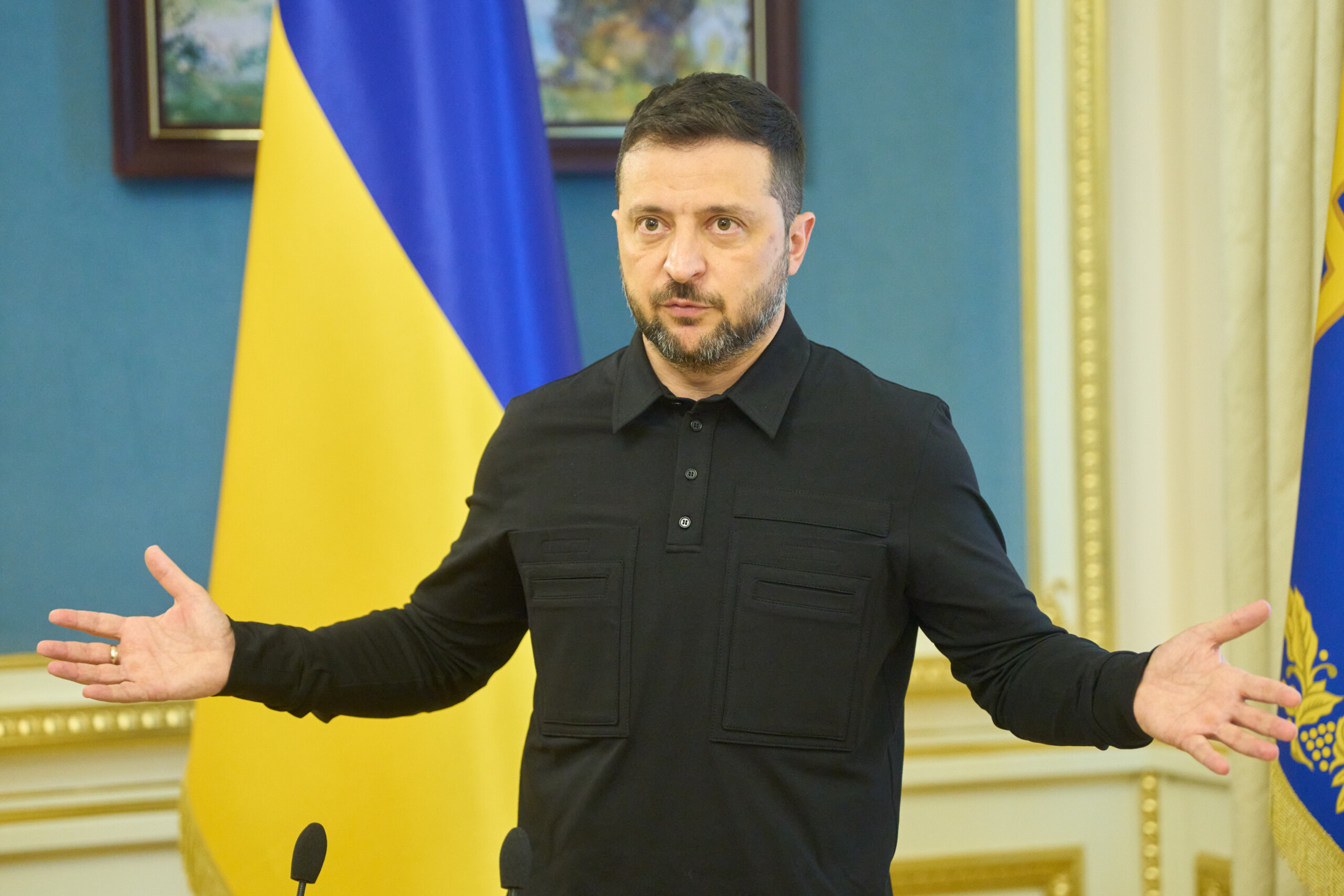 ukraine zelensky 50 missiles and 500 drones launched from russia 5 dead scaled