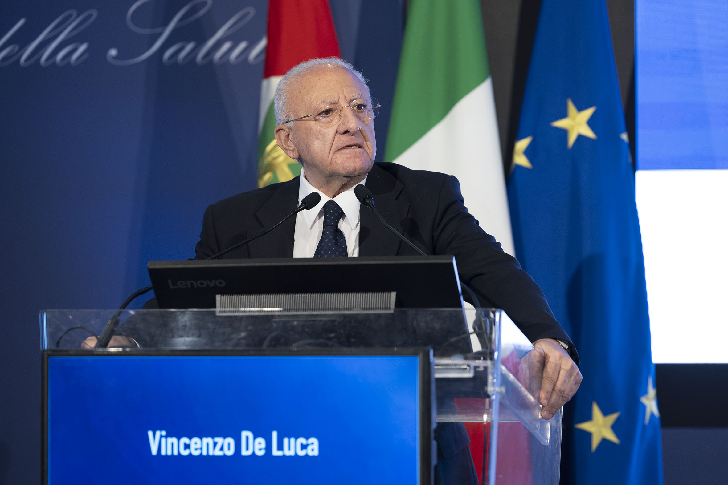 centre left de luca perceived as foreign to society
