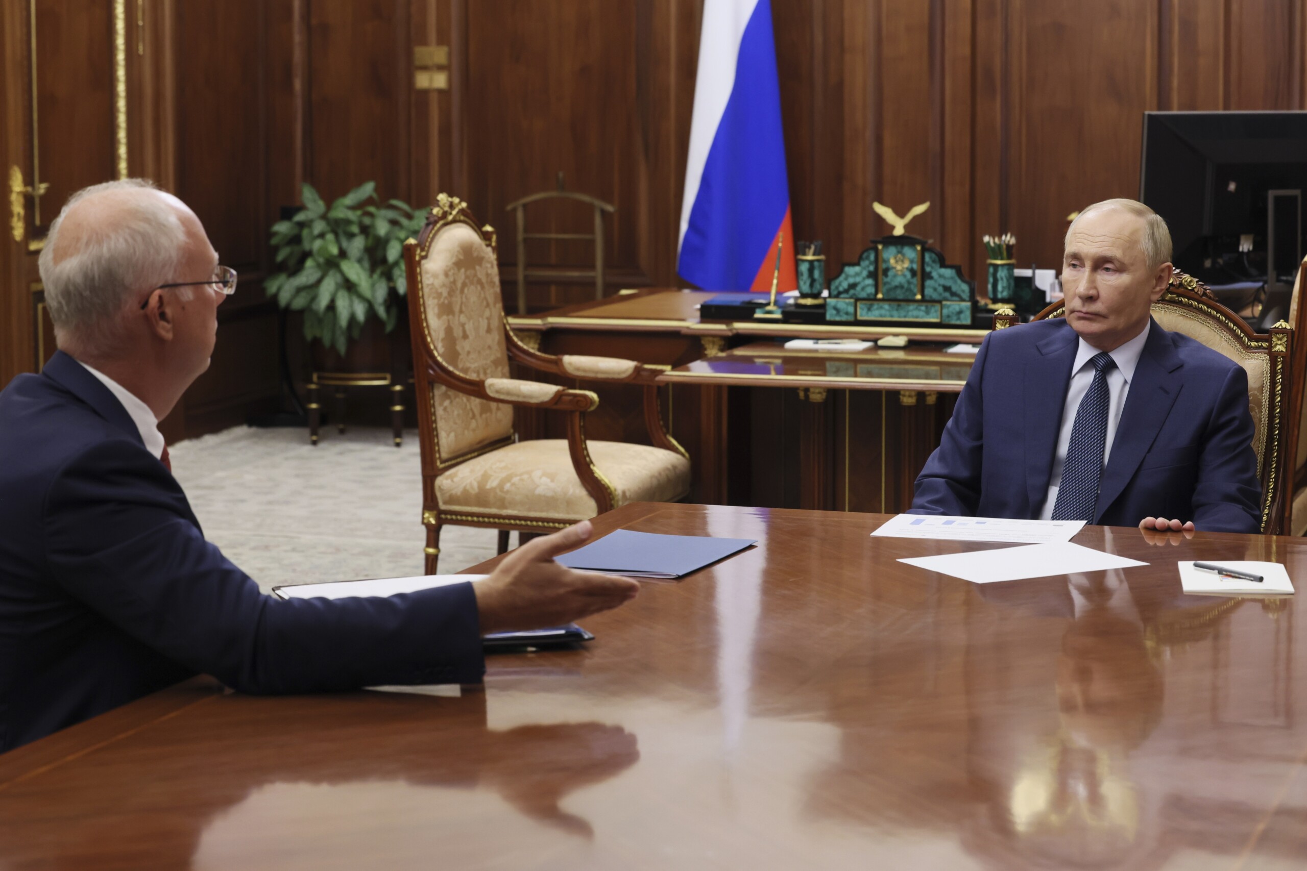 ukraine moscow putin trump phone call positive and productive scaled