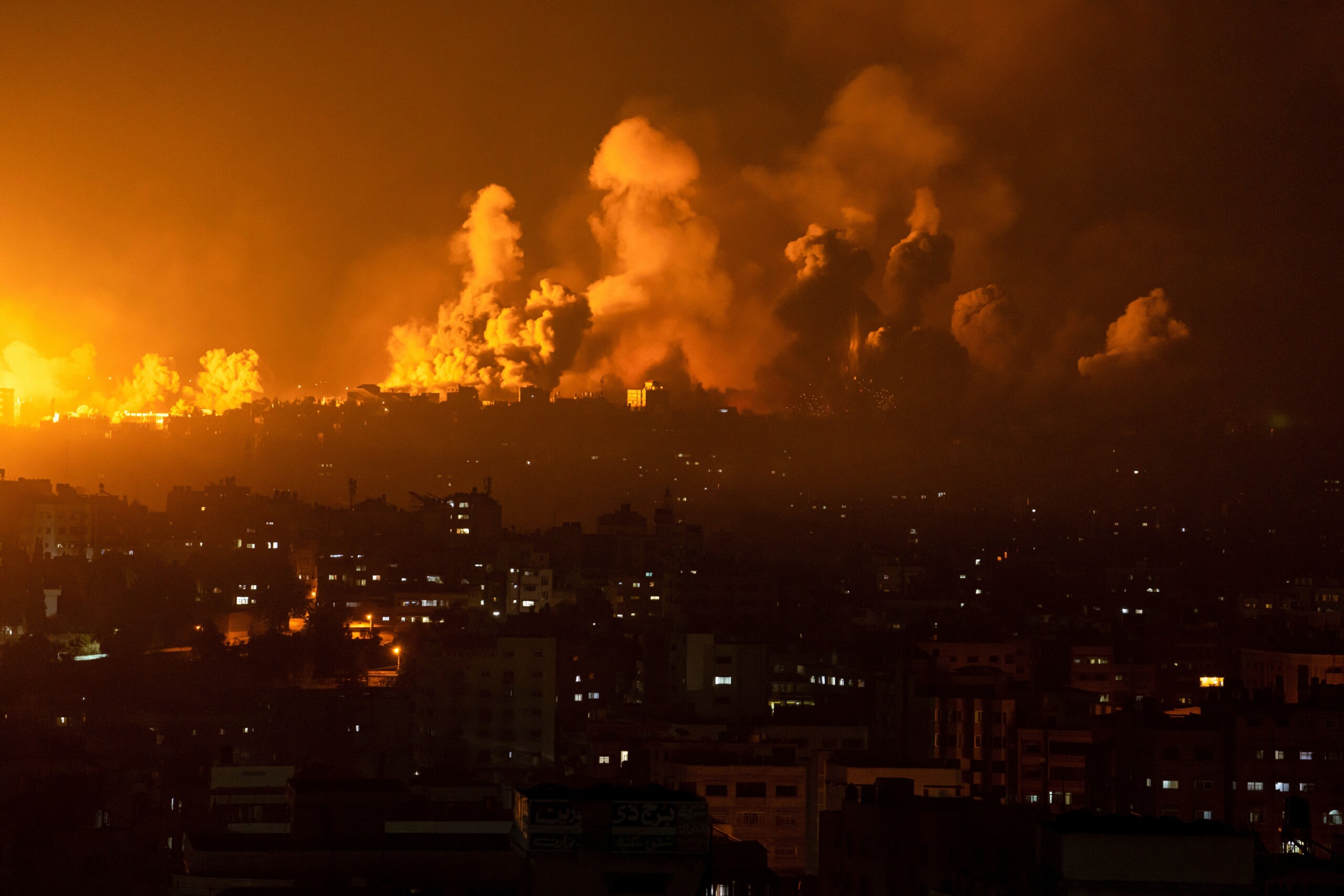 israel launches new wave of attacks against hamas in gaza scaled