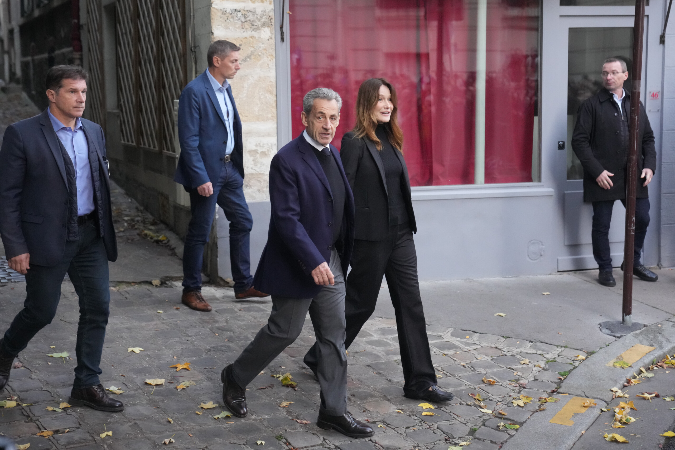france sarkozy arrives at sante prison in paris scaled