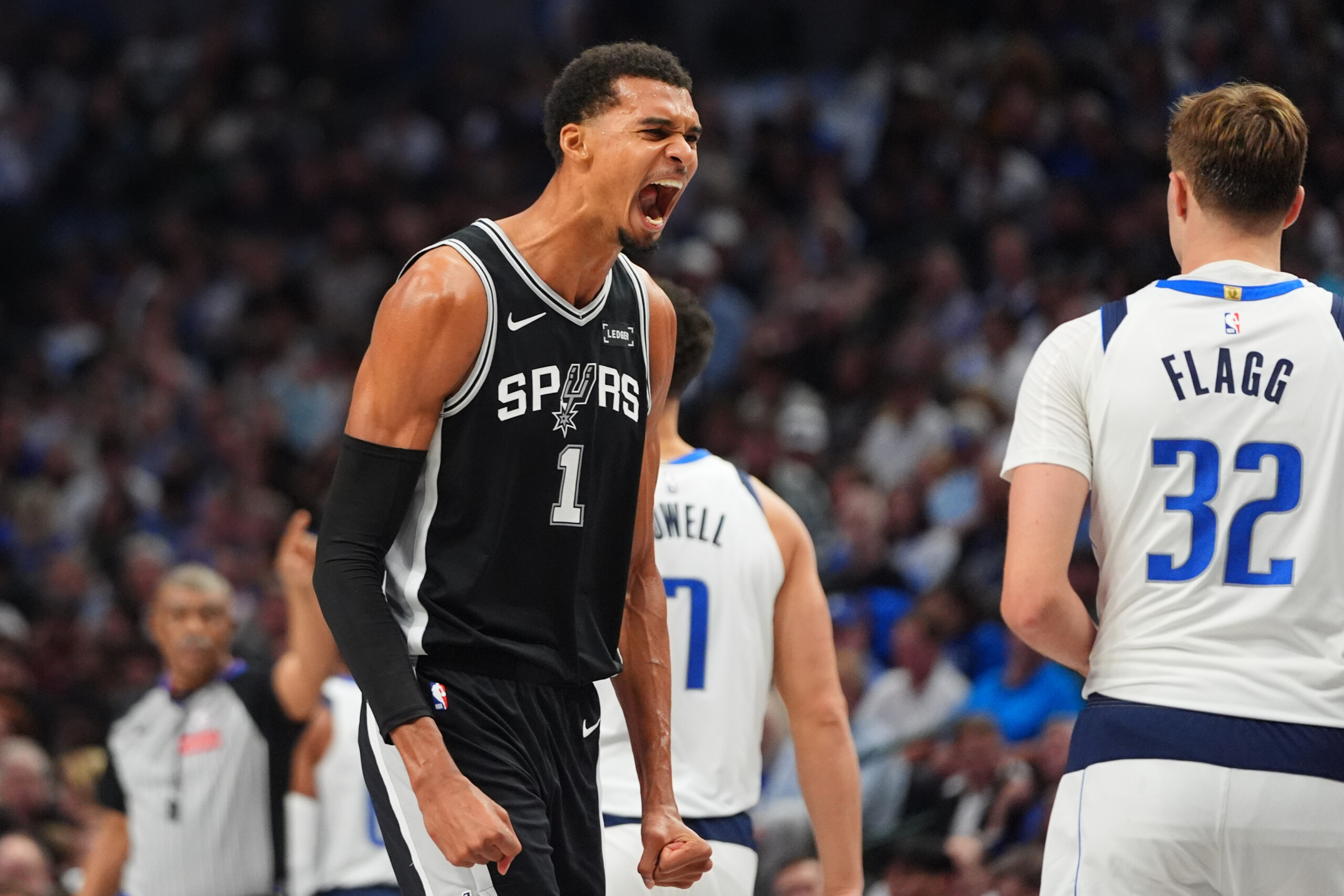 nba wembanyama shines against dallas fontecchio not enough for miami scaled