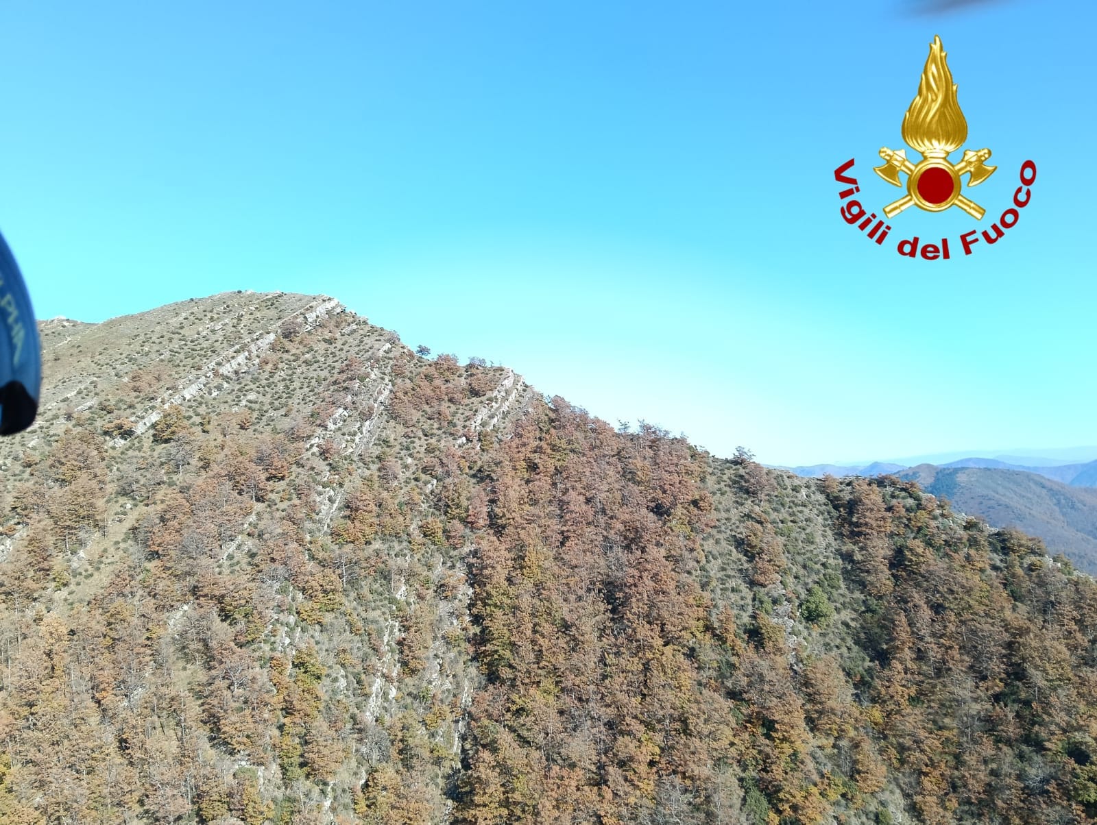 arezzo crashed helicopter found