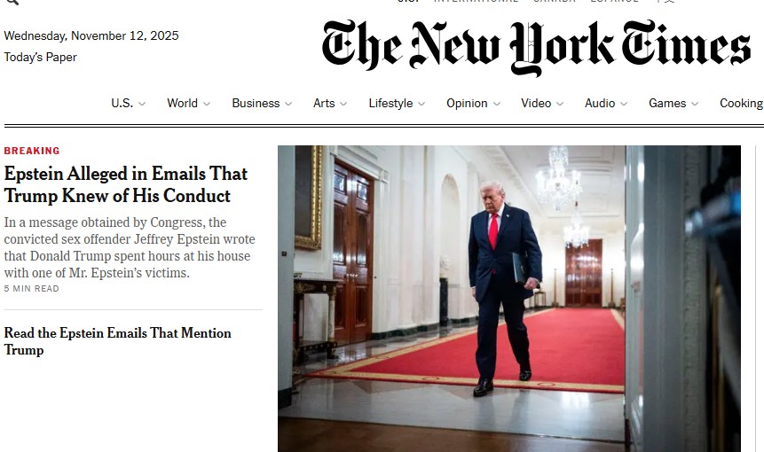 U.S., Epstein in email: “Trump spent hours at my house with a girl” 1 u s epstein in email trump spent hours at my house with a girl