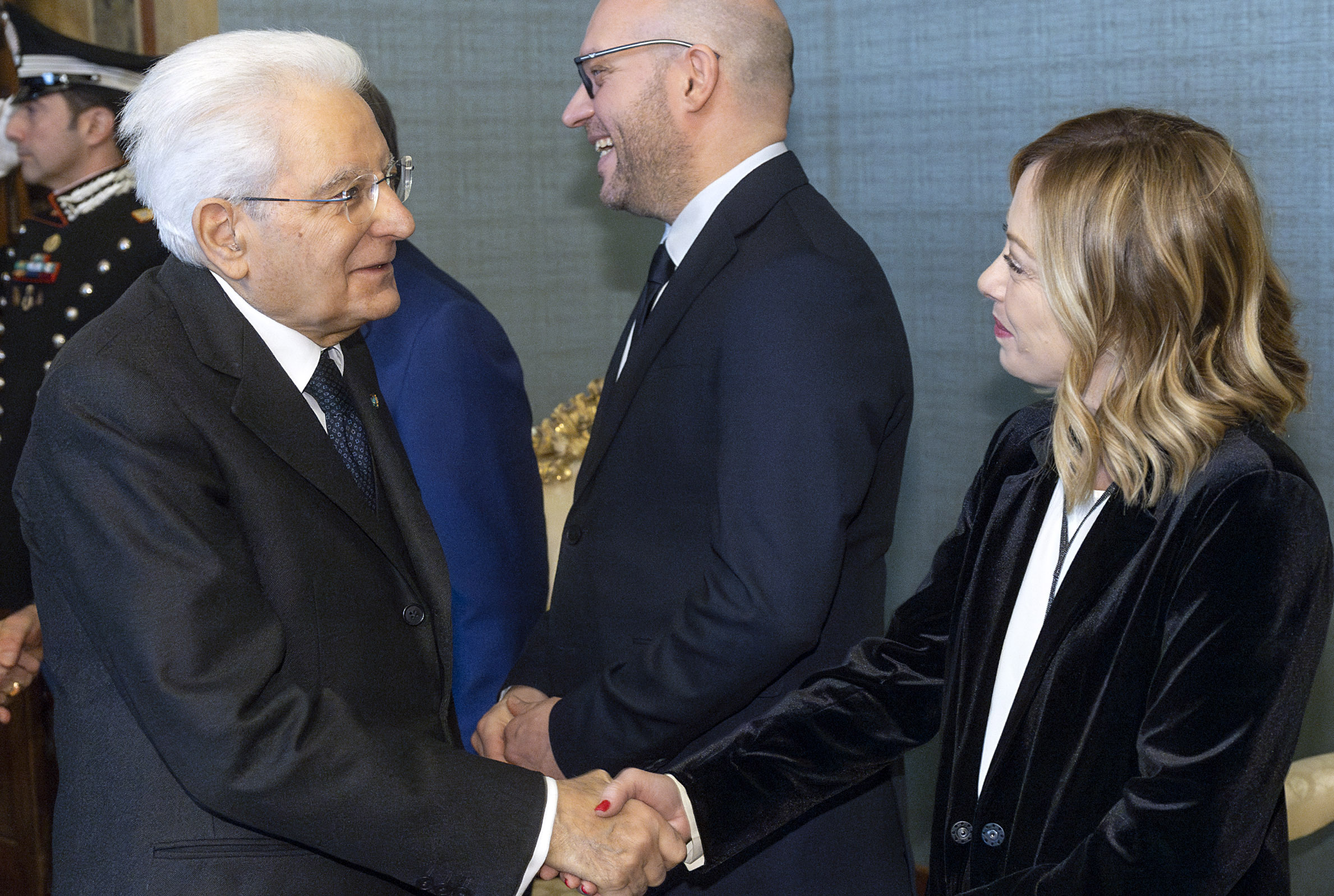 government meloni at the quirinale for a meeting with mattarella
