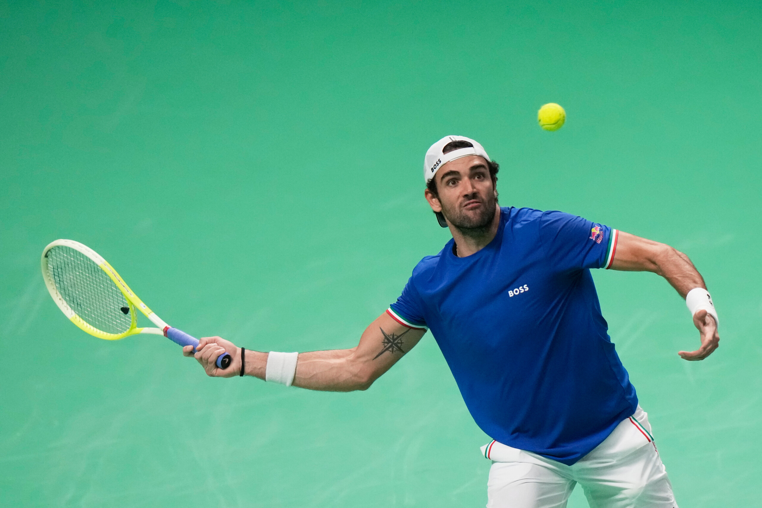 davis cup berrettini defeats collignon italy belgium 1 0 scaled